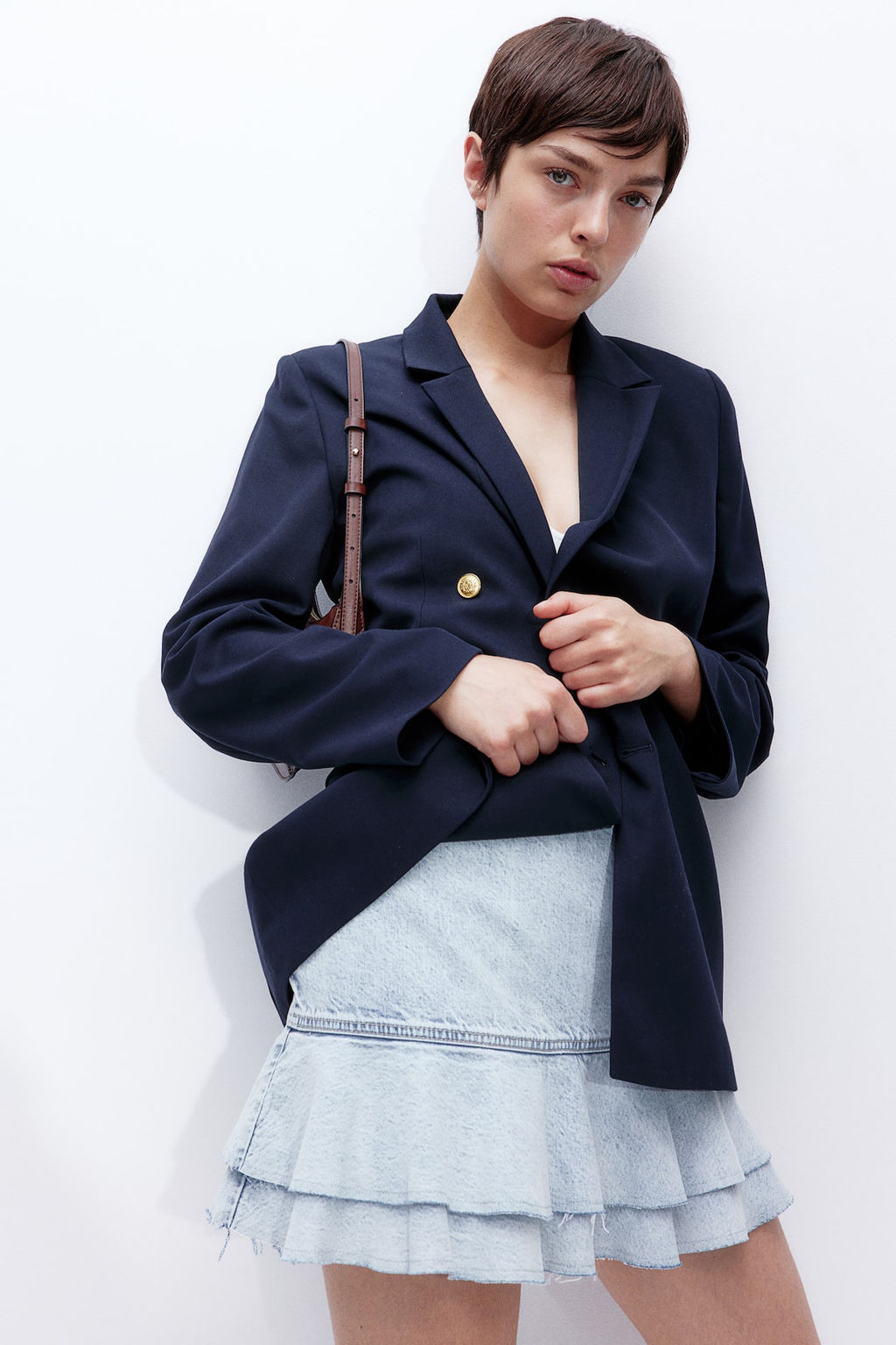 Minifalda en denim - H&m фото 2