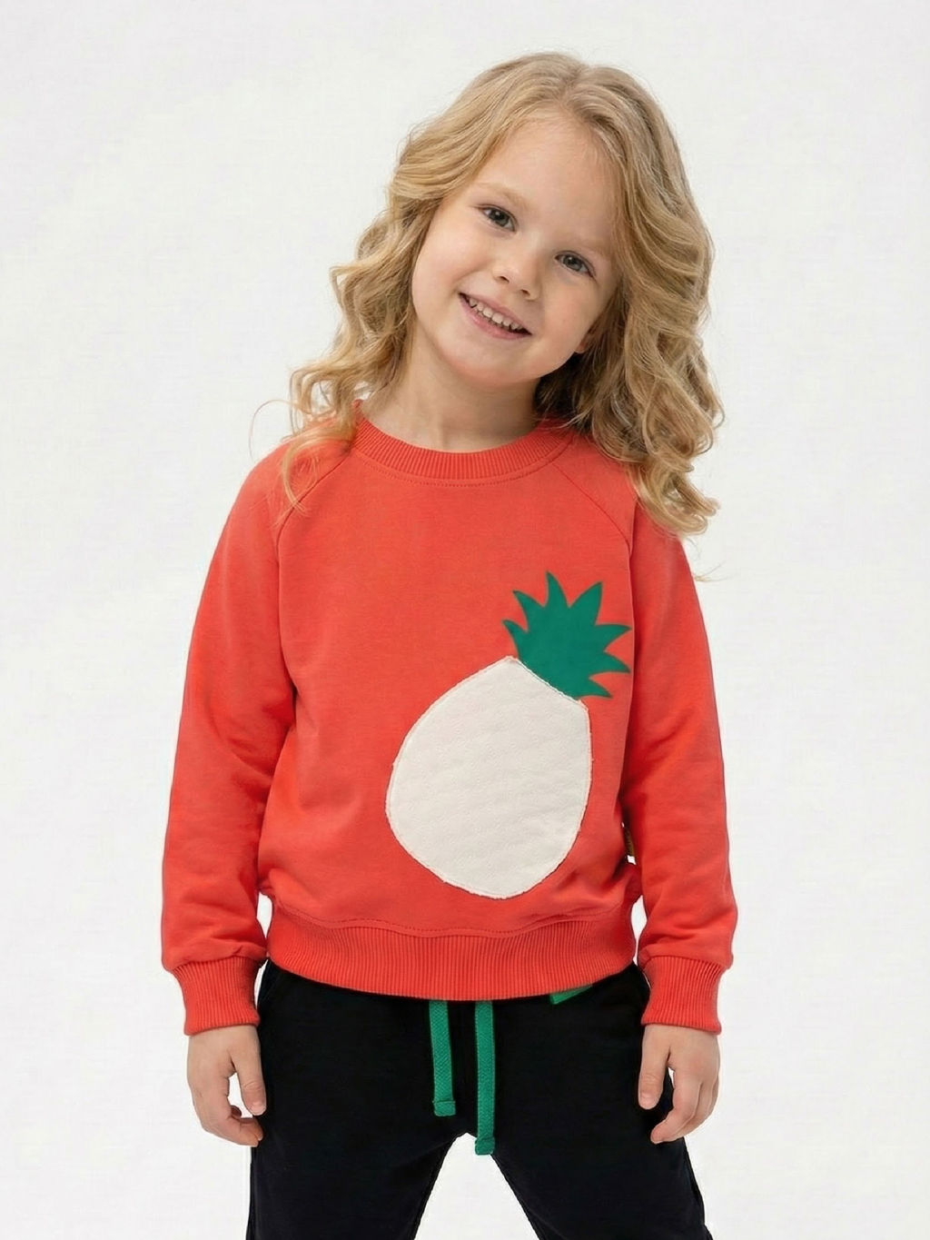 Толстовка для девочки UD 1547 коралл - Mini maxi фото 4