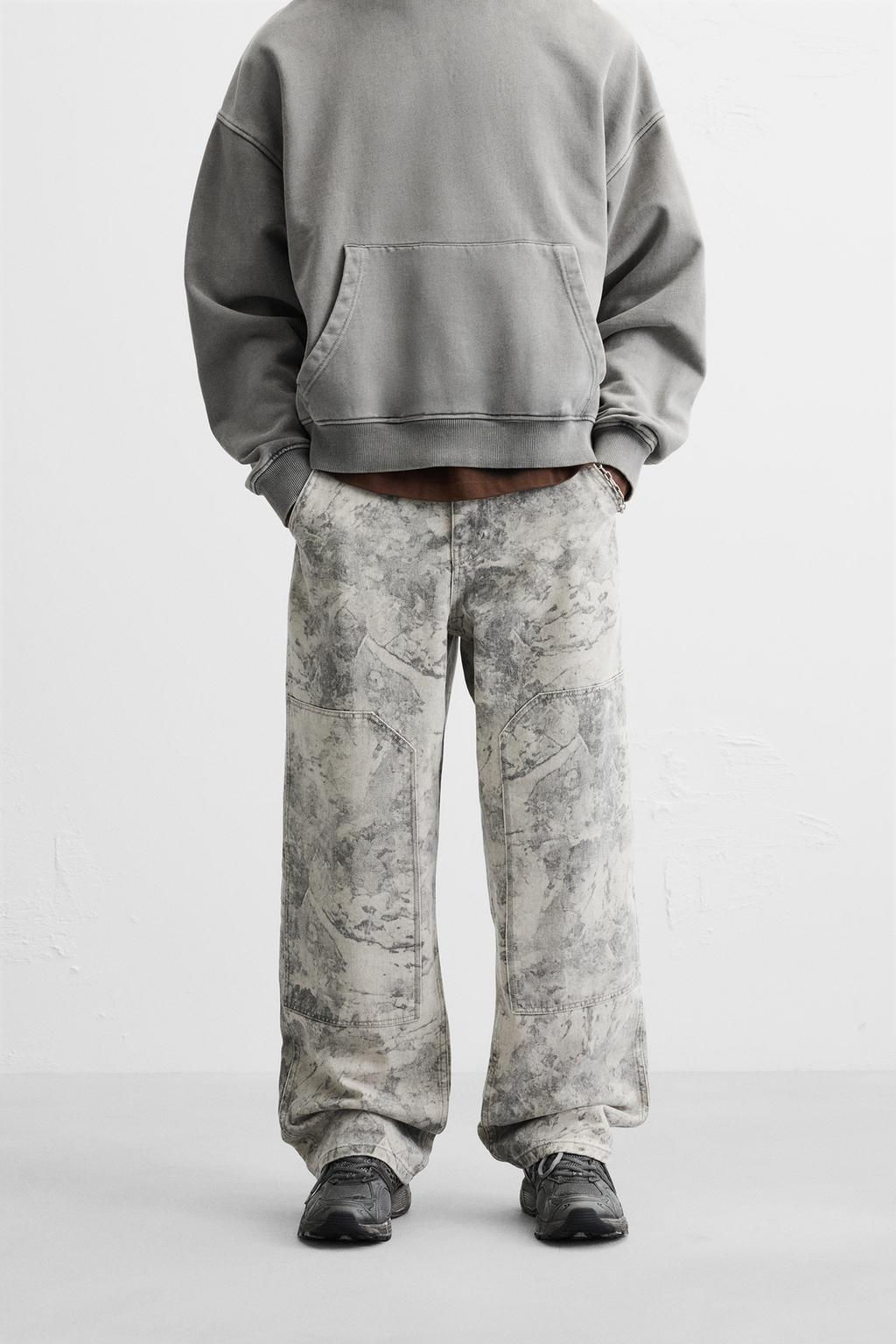 WASHED CARPENTER TROUSERS - Zara фото 2