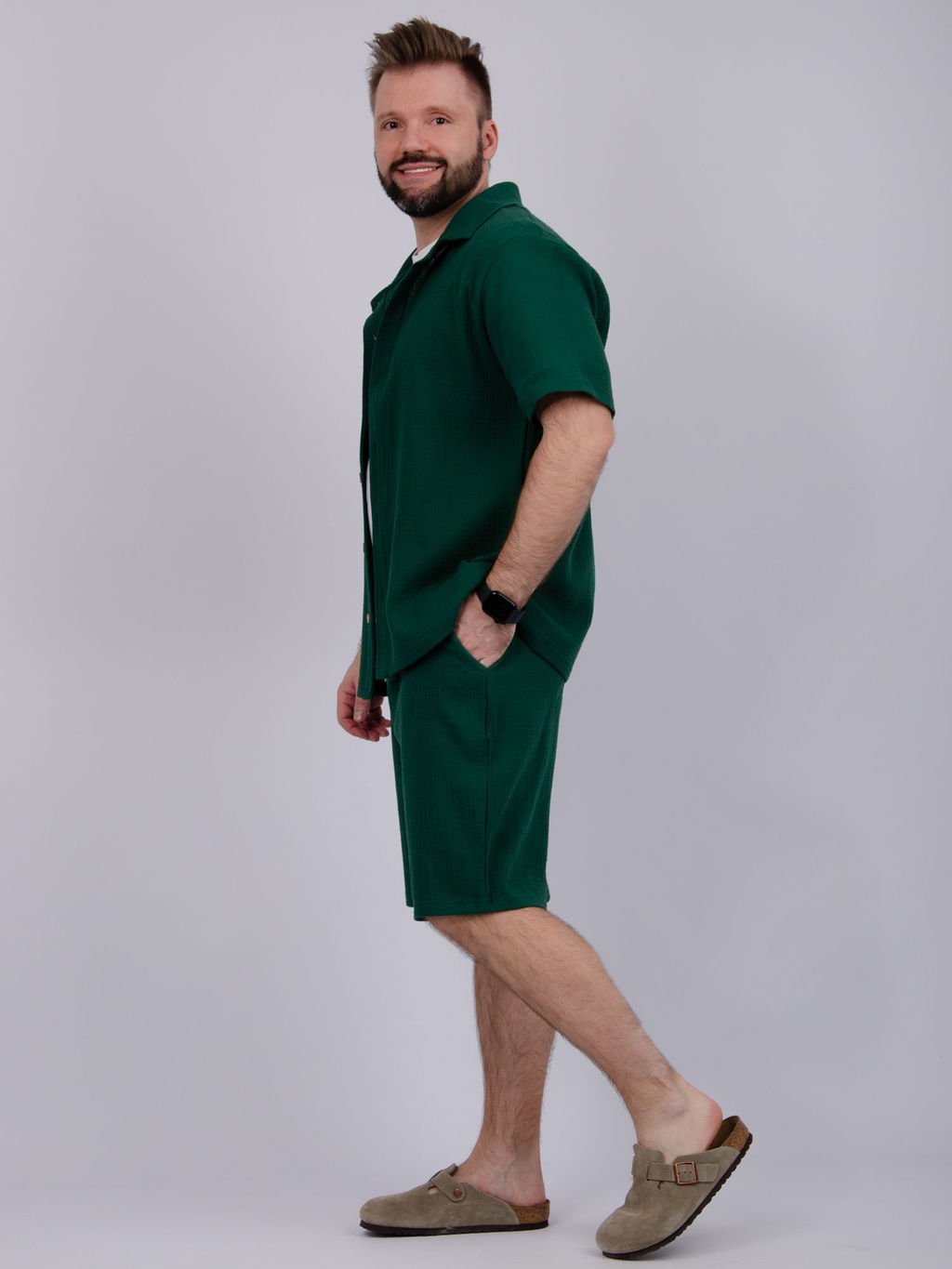 Костюм "Мэтью 2" зелёный, муслин