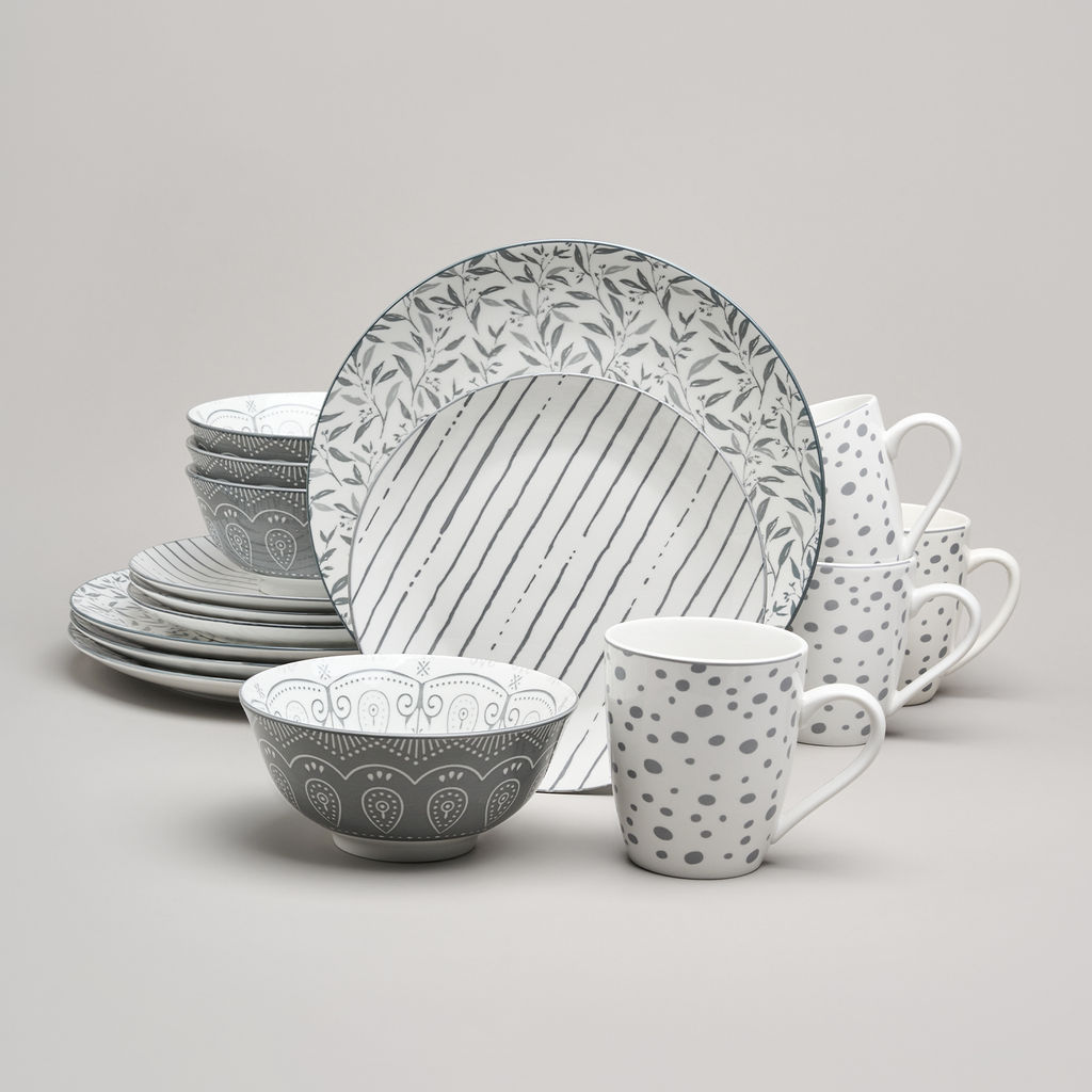 НАБОР ПОСУДЫ ОБЕДЕННОЙ BRONCO DREAMS НА 4 ПЕР. 16 ПР.  фото 9