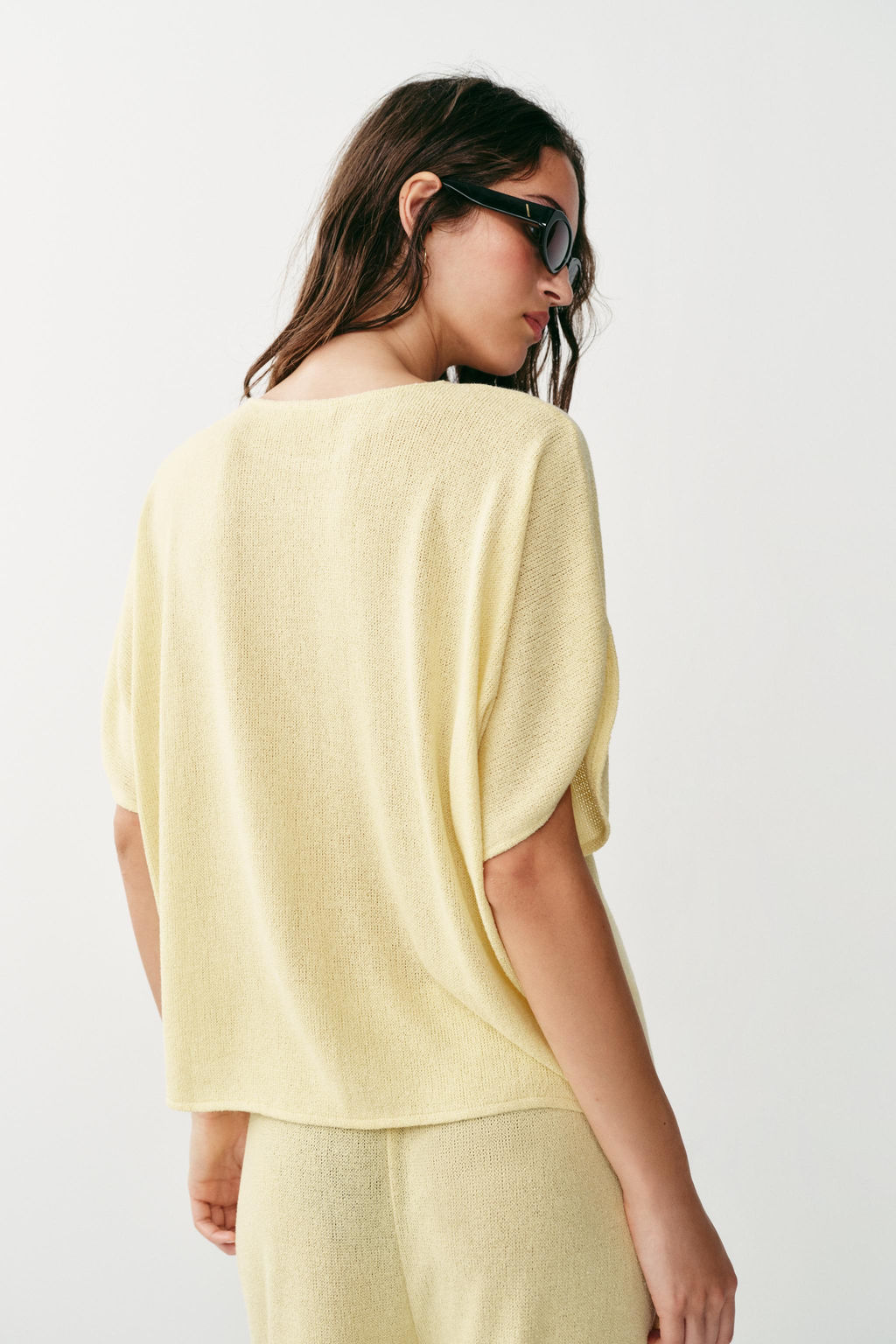 TOP R?STICO MANGA CAPA / Amarillo claro - Zara фото 4