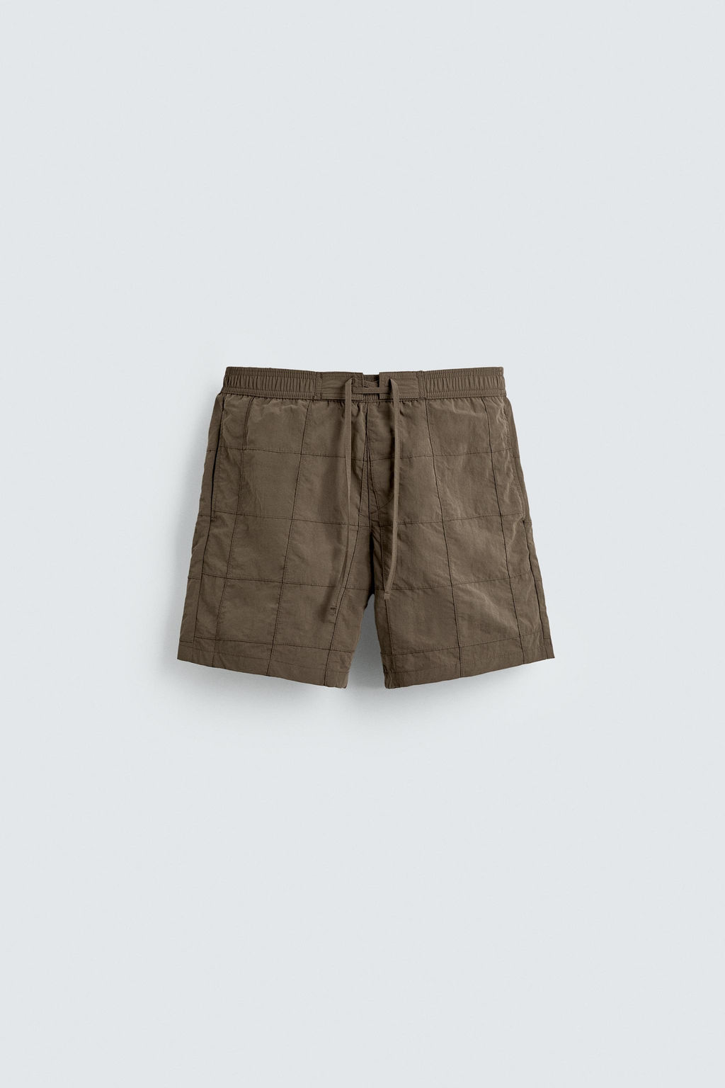 PATCHWORK LONG SWIMMING TRUNKS