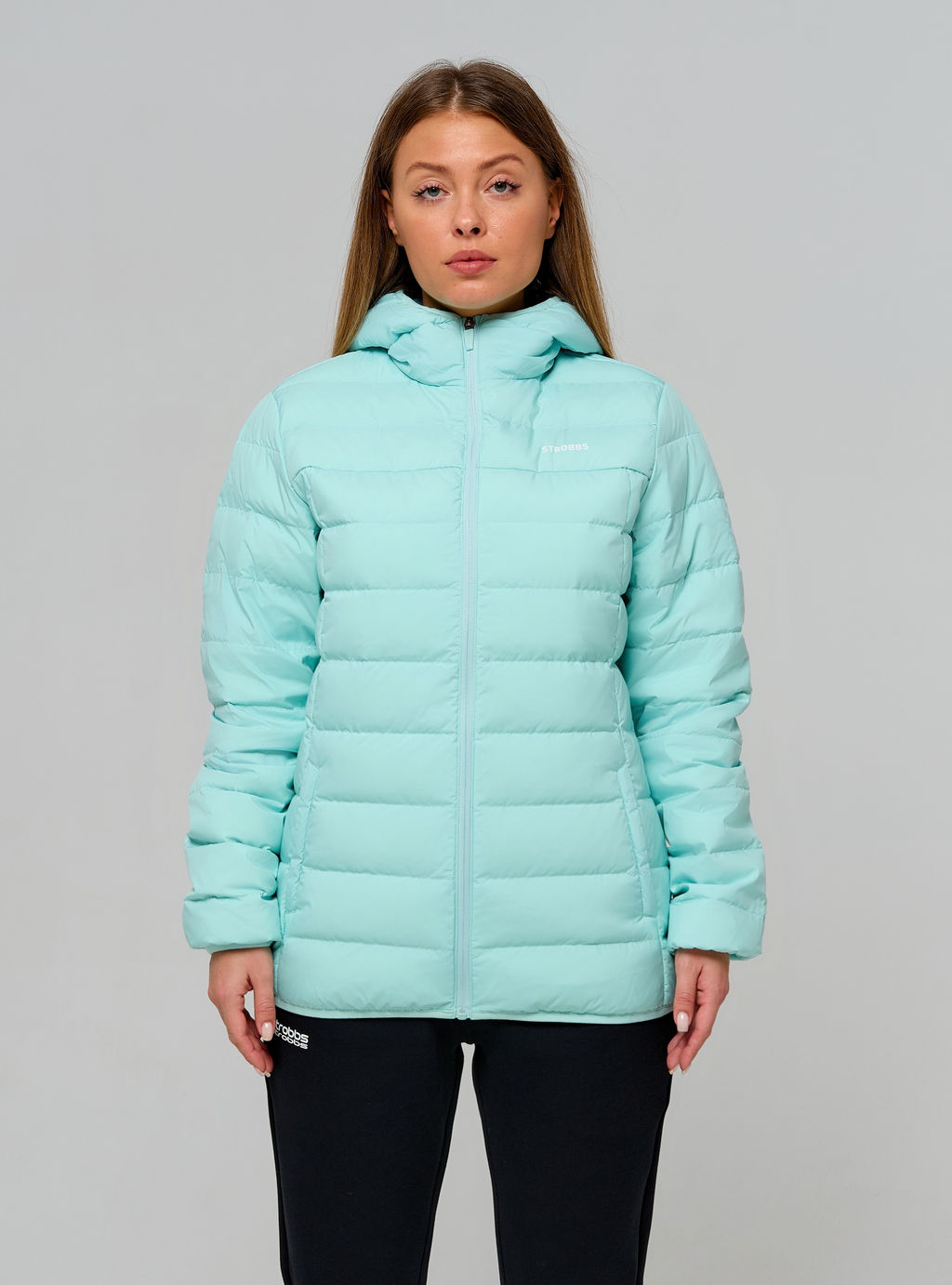 T3323-5 Пуховик стеганый женский