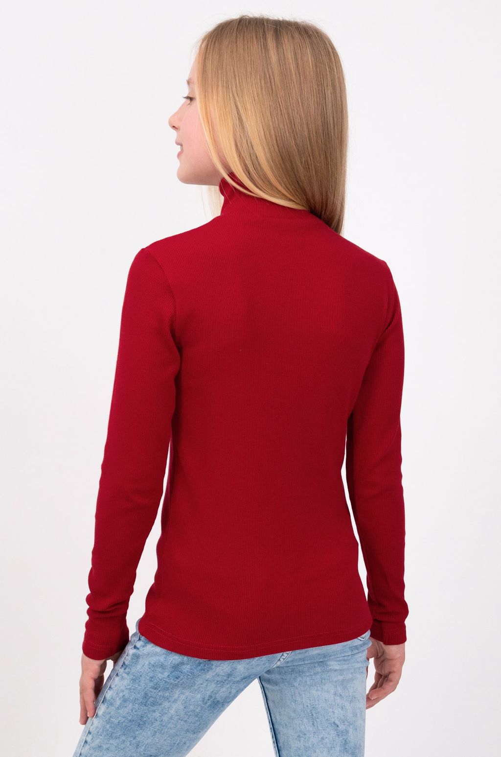 Детская базовая водолазка в рубчик Happyfox