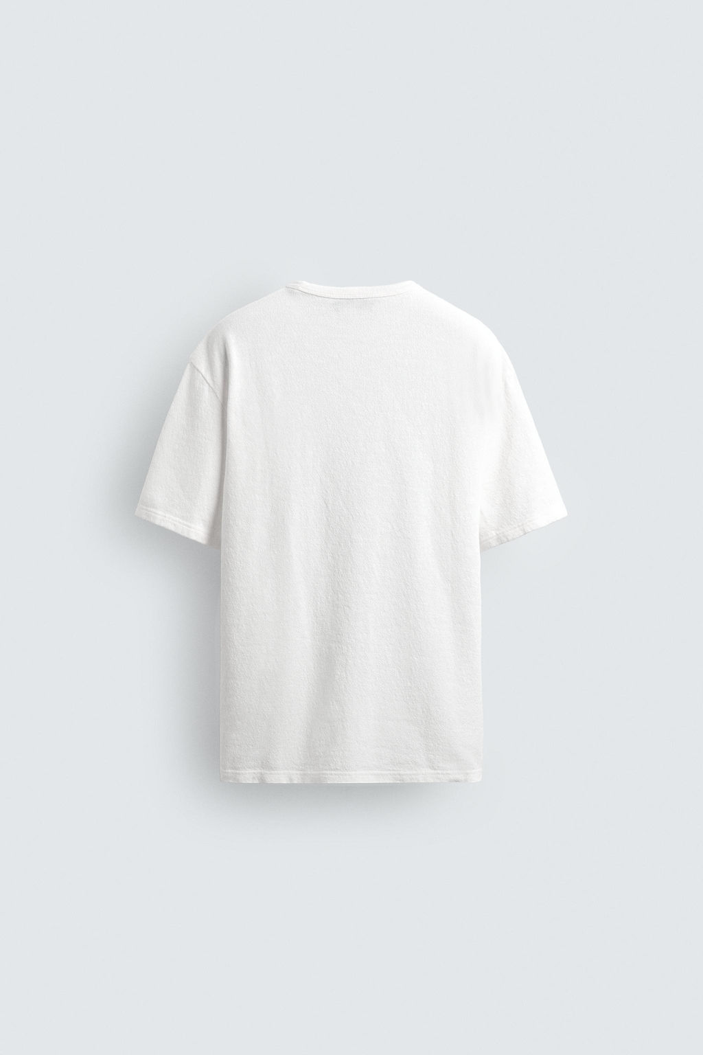 CAMISETA PUNTO ESTAMPADOS LAVADOS / Blanco