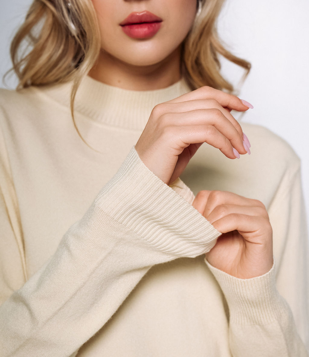 Водолазка #ОКТ05, светло-бежевый - Dommod фото 5