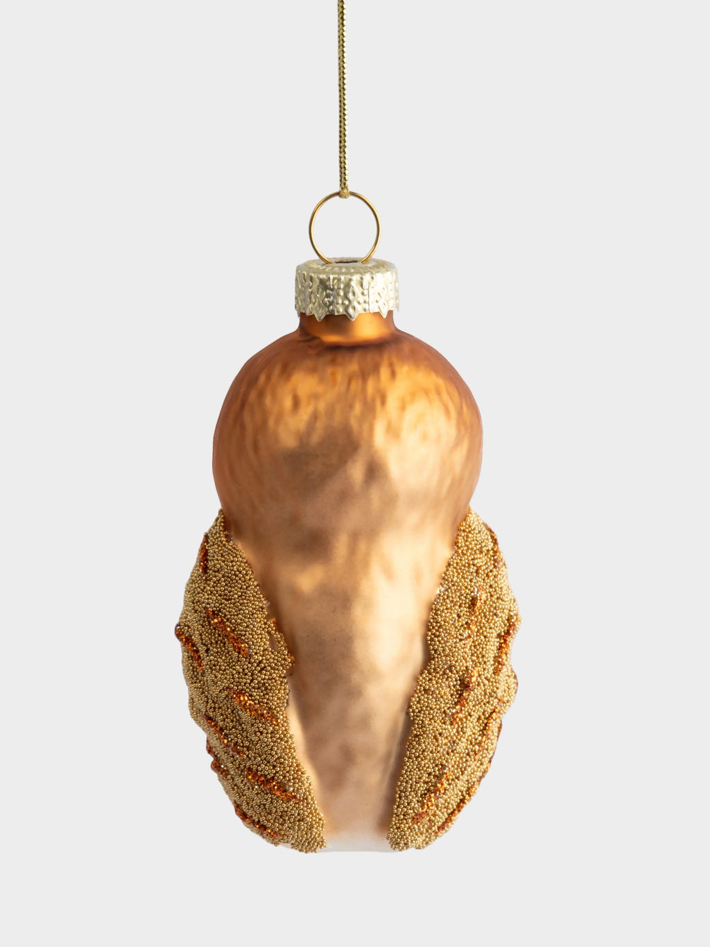 Игрушка елочная, 5х8 см, стекло, Сова, New year - Anna lafarg фото 4