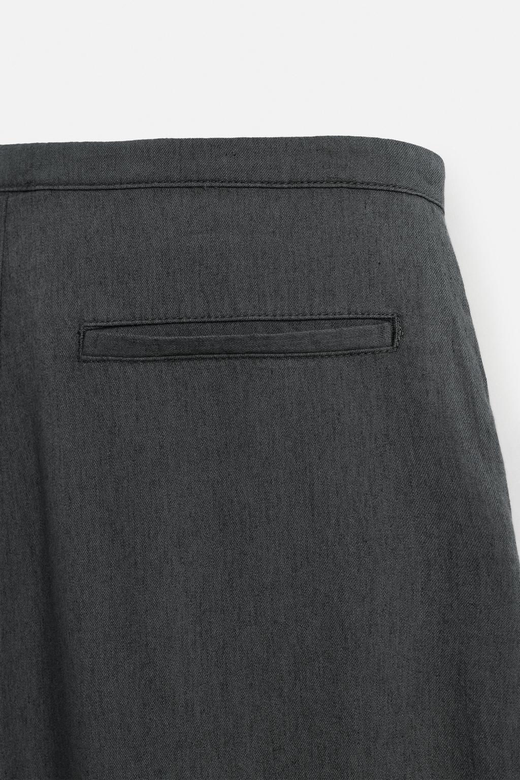 COTTON/LINEN TROUSERS - Zara фото 11