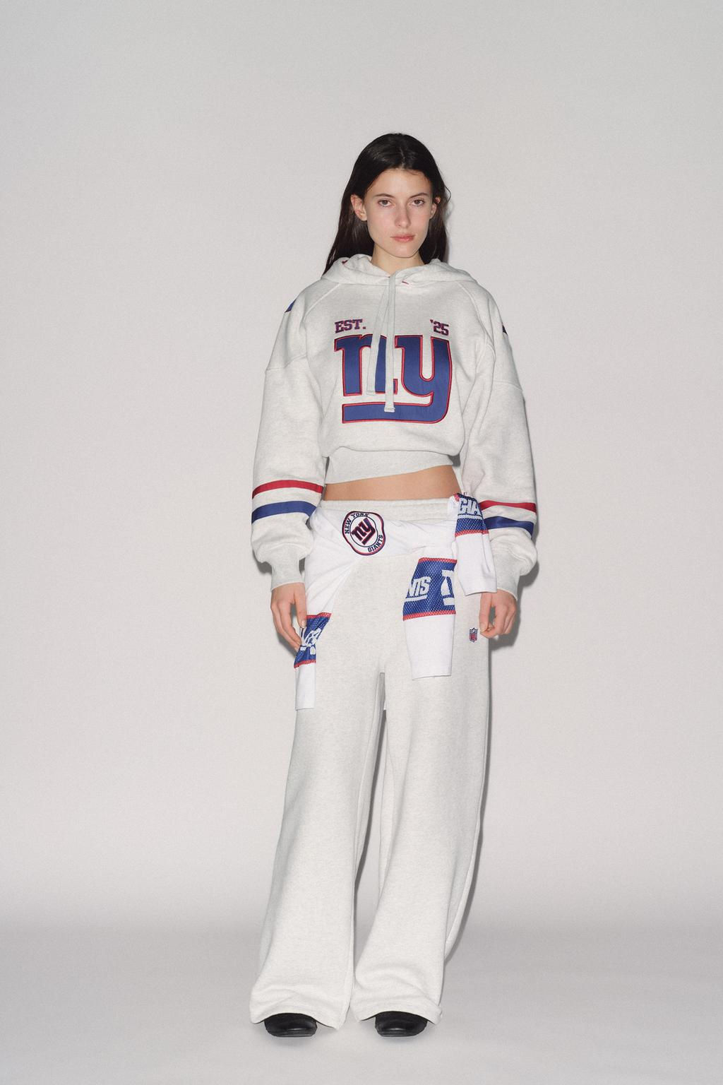 NFL GIANTS FLEECE TROUSERS - Zara фото 2