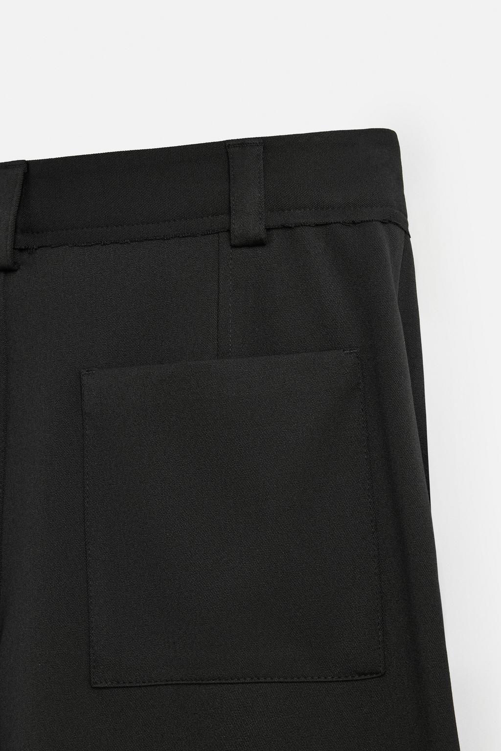 TEXTURED BERMUDA SHORTS WITH PLEATS - Zara фото 9