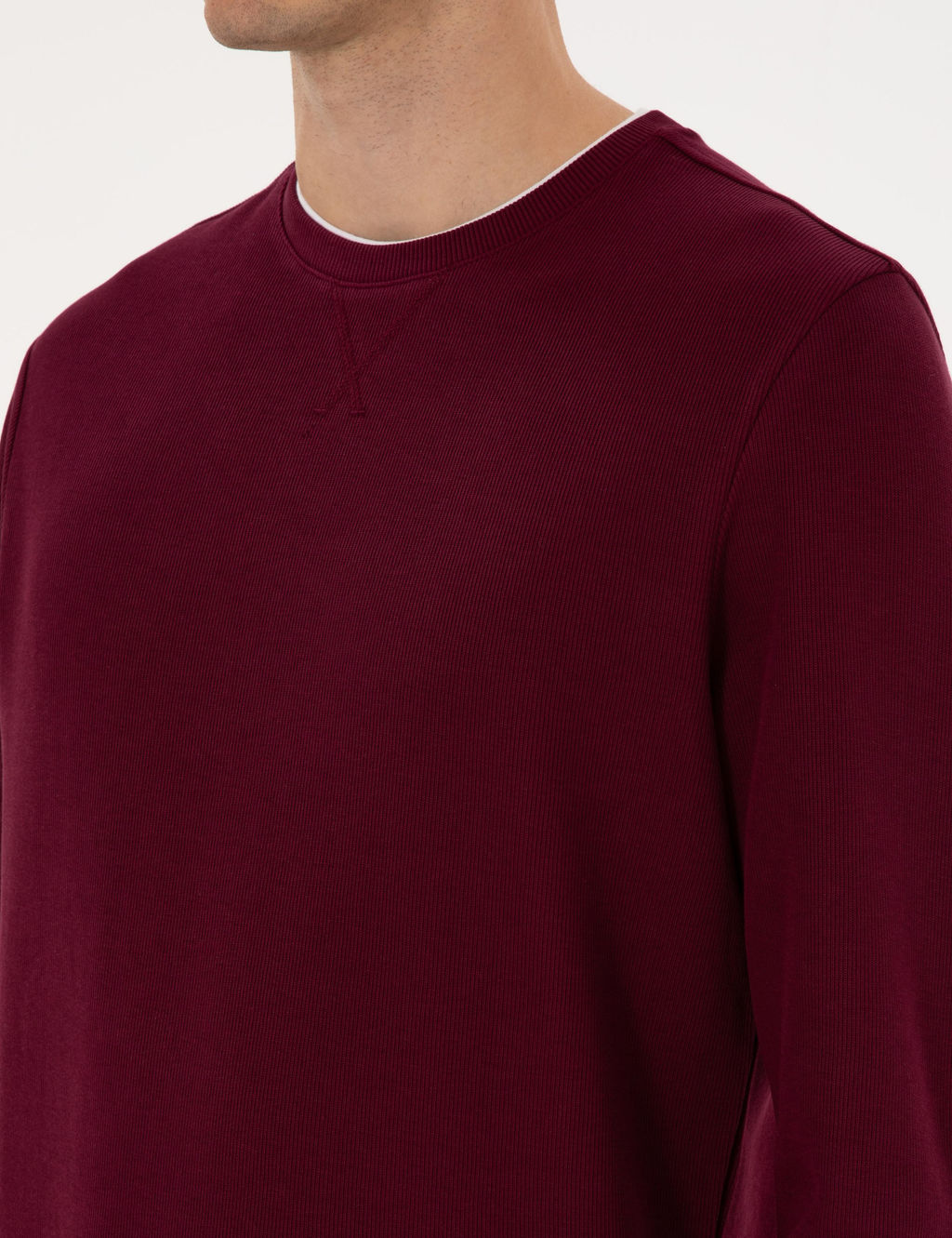 Bordo Regular Fit Sweatshirt - Pierre cardin фото 7