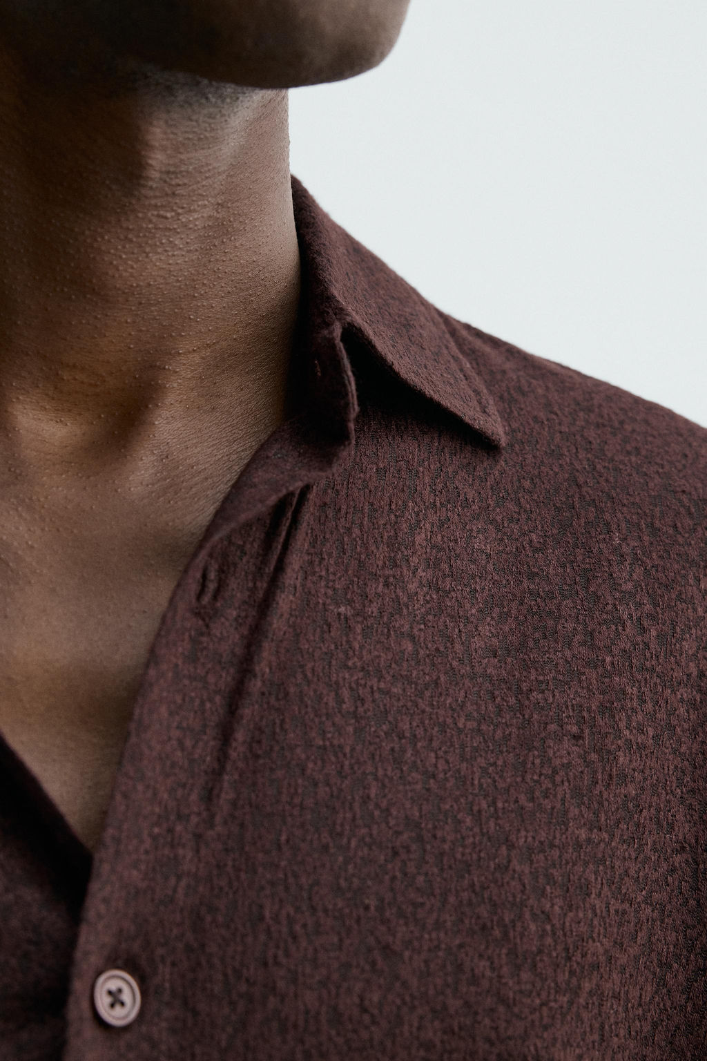 TEXTURED JACQUARD SHIRT - Zara фото 6