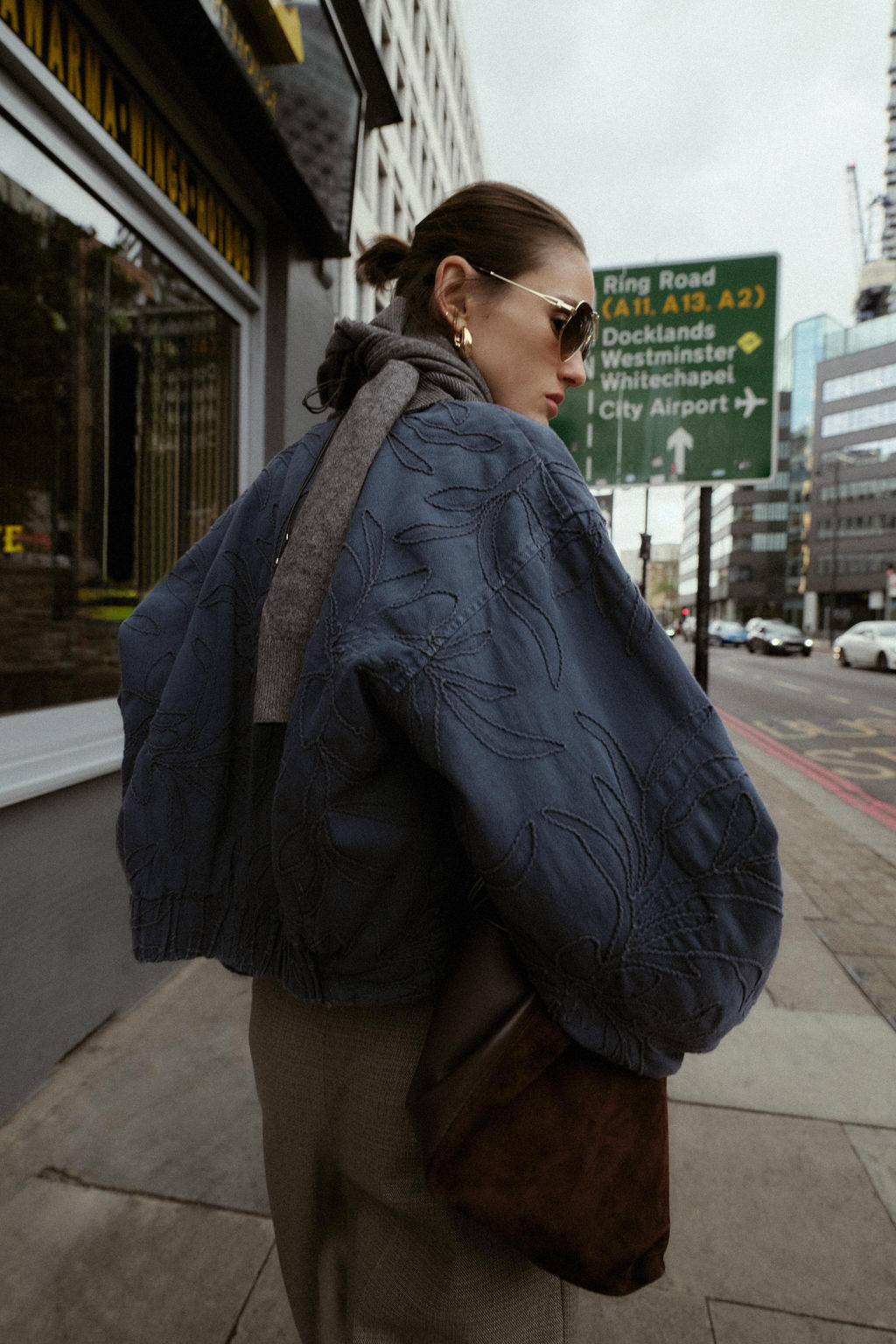 EMBROIDERED BOMBER JACKET - Zara фото 3