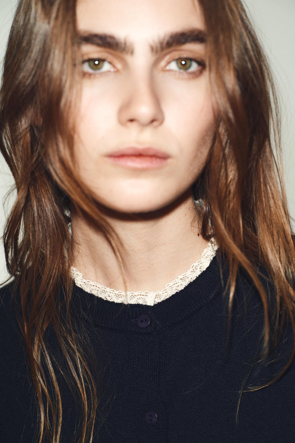 CARDIGAN WITH LACE TRIMS - Zara фото 12