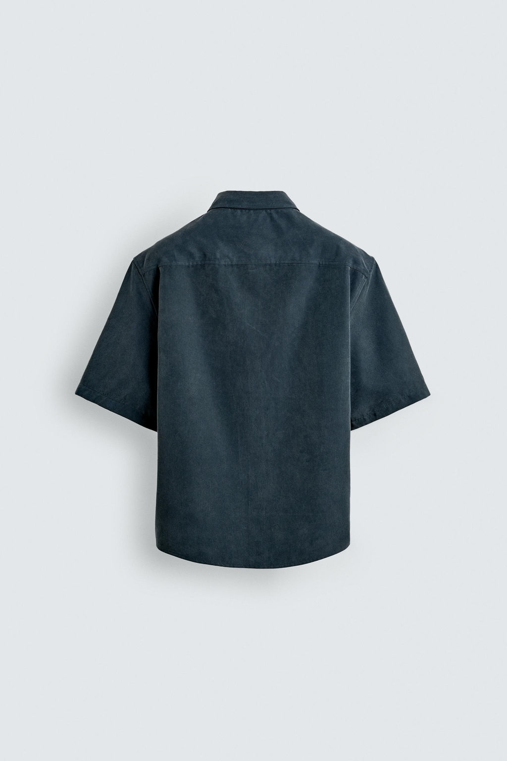 CAMISA RELAXED FIT EFECTO LAVADO / petro lavado - Zara фото 8