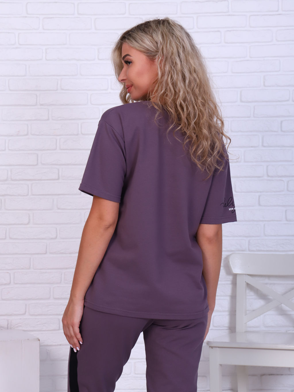 Костюм женский 5-316а (кофейно-серый)