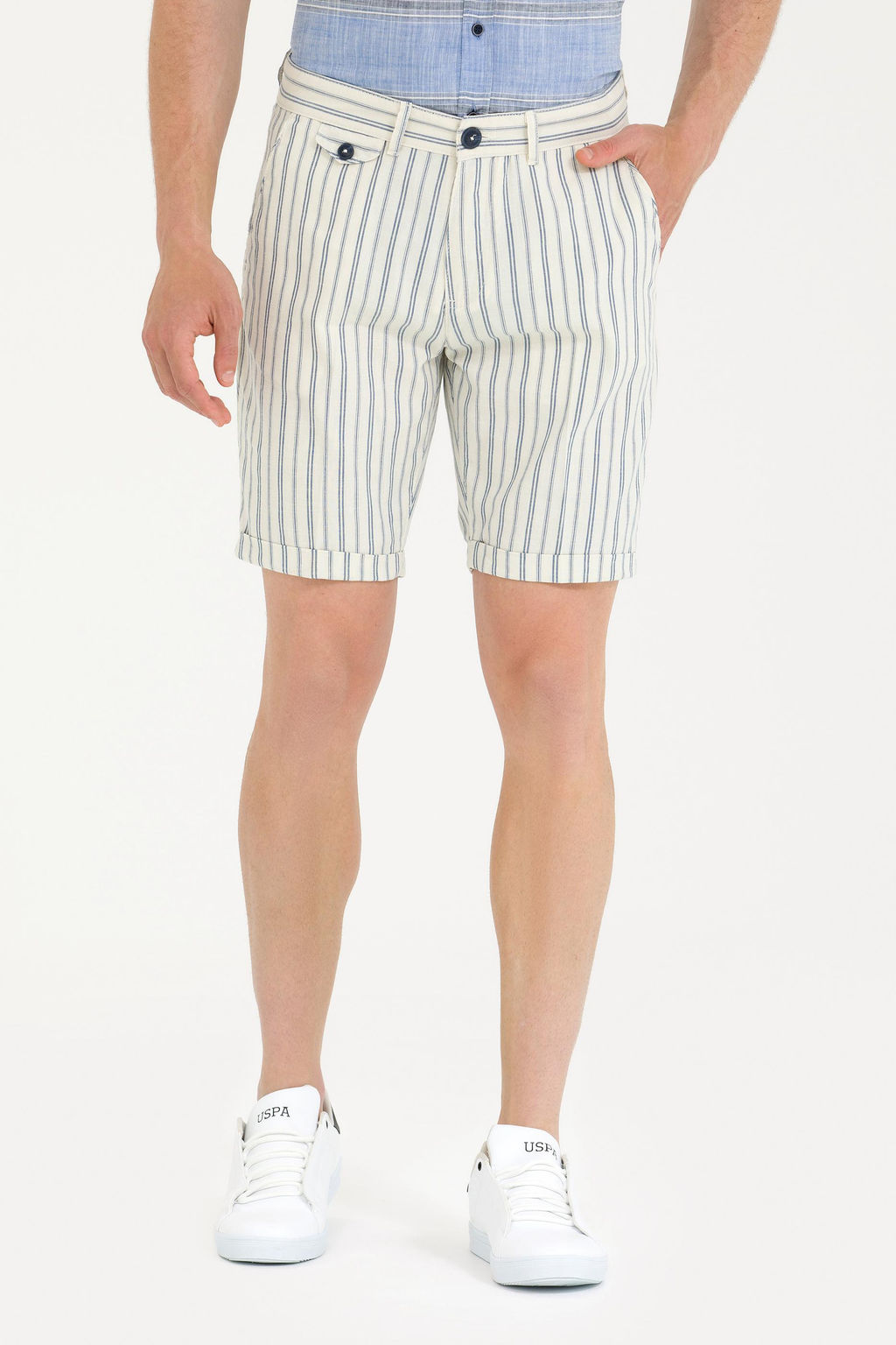 U. S. Polo Assn Мужские темно-синие тканые шорты - U.s. polo assn фото 16