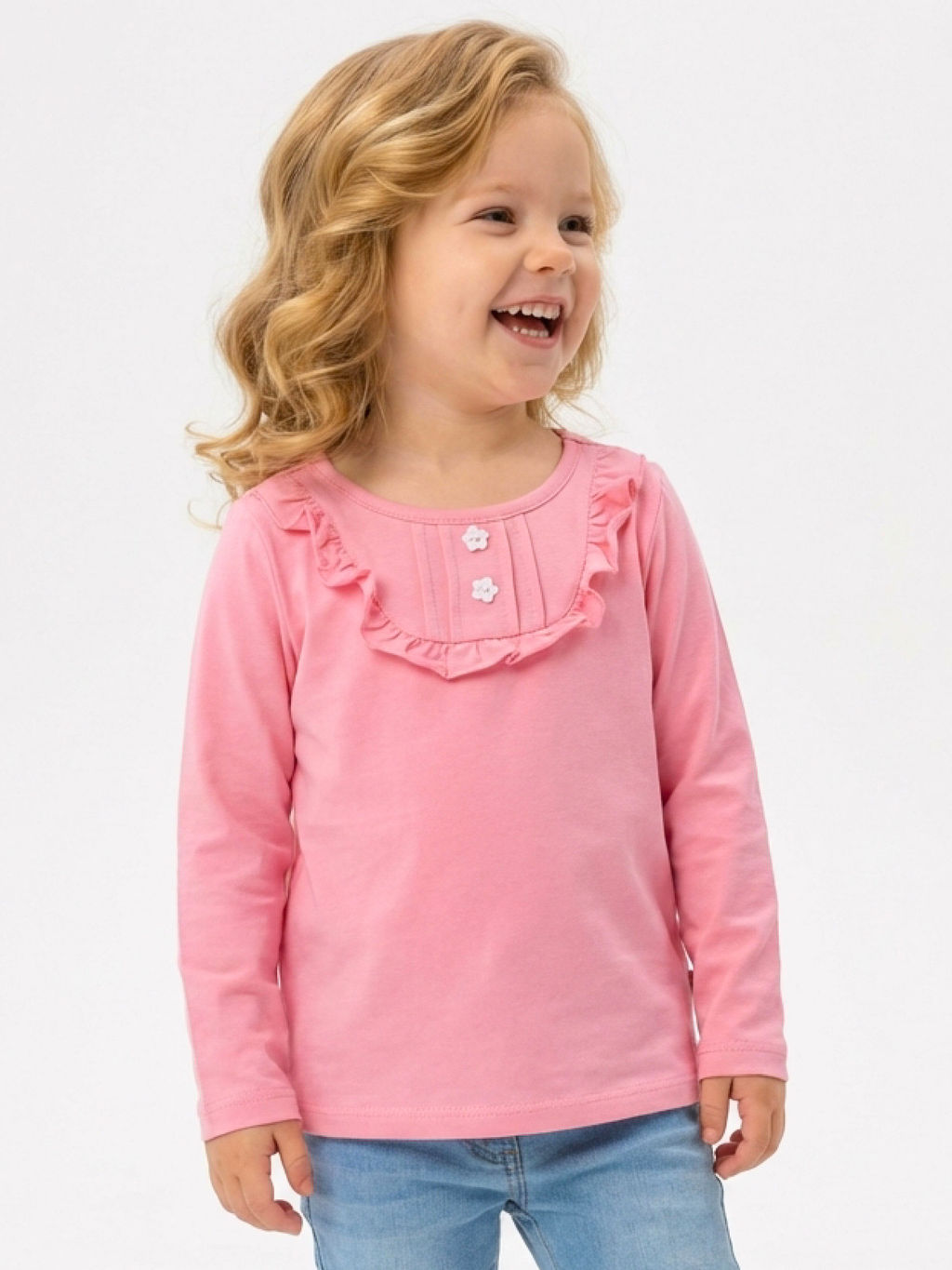 Джемпер на молнии UD 3839 коралловый - Mini maxi фото 4