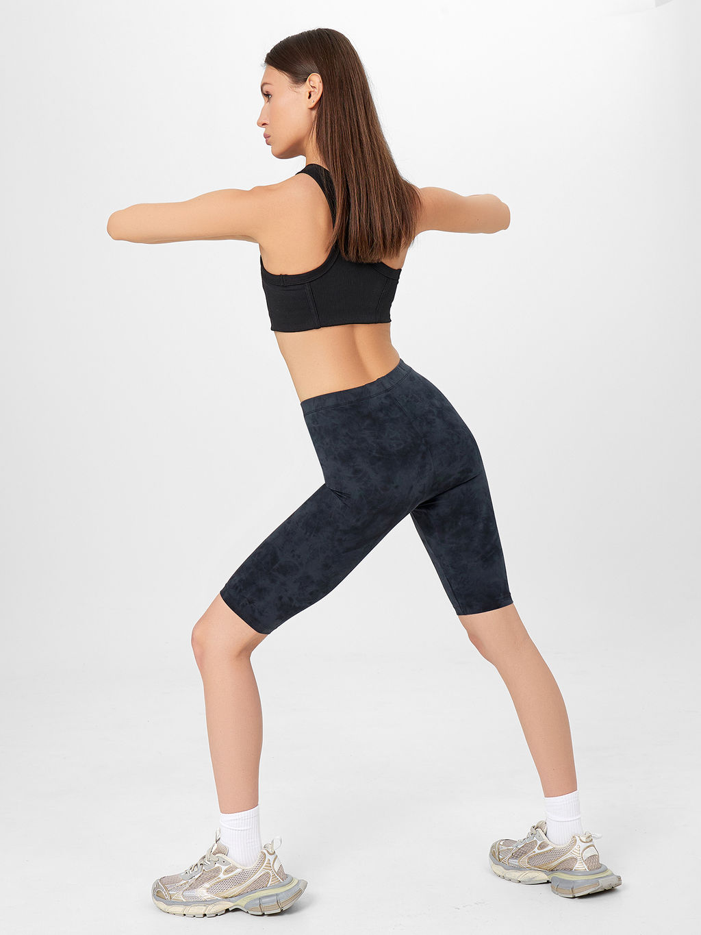 Велосипедки женские черные с принтом - Mark formelle фото 7