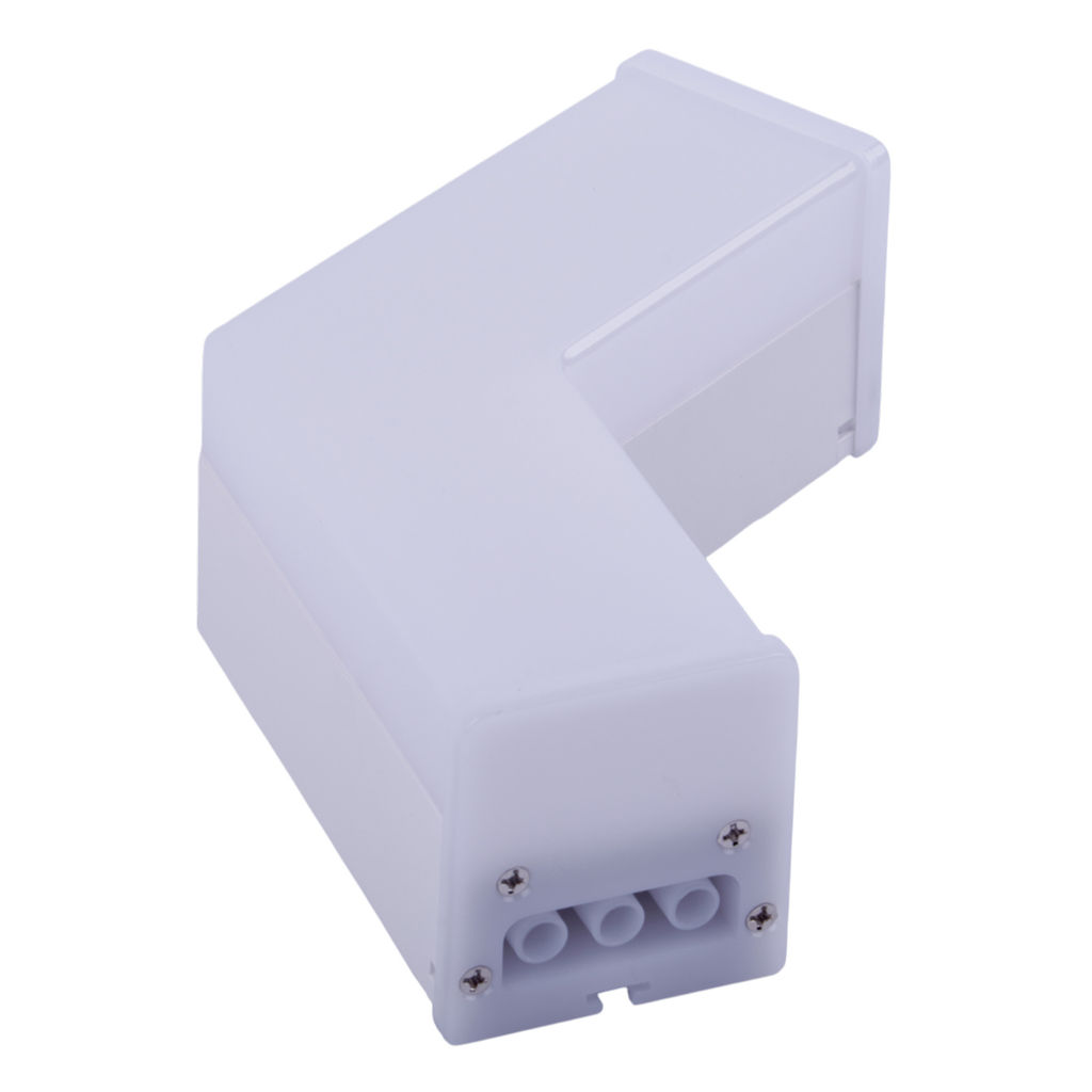 ULO-N11L-8W/4000K/120D IP40 WHITE Светильник светодиодный L-образный. Угол 120 градусов. Белый свет (4000K). 800Лм. Алюминий. Цвет белый. TM Uniel