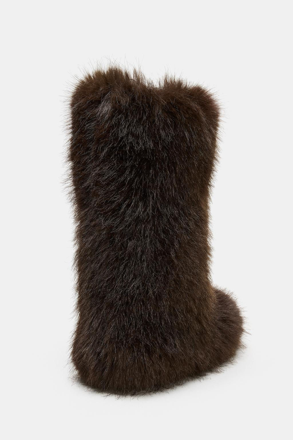 FAUX FUR BOOTS SKI COLLECTION, CHARACTERISTICS - Zara фото 8