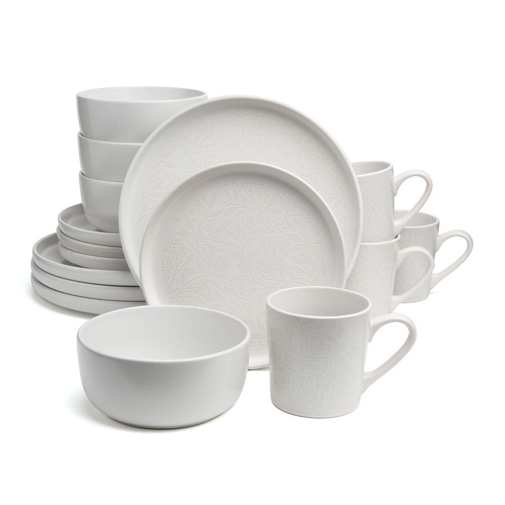 НАБОР ПОСУДЫ ОБЕДЕННЫЙ BRONCO CHOICE WHITE НА 4 ПЕР. 16 ПР.  фото 8