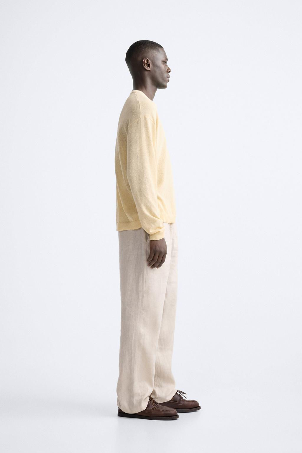 LINEN BLEND SWEATER - Zara фото 4