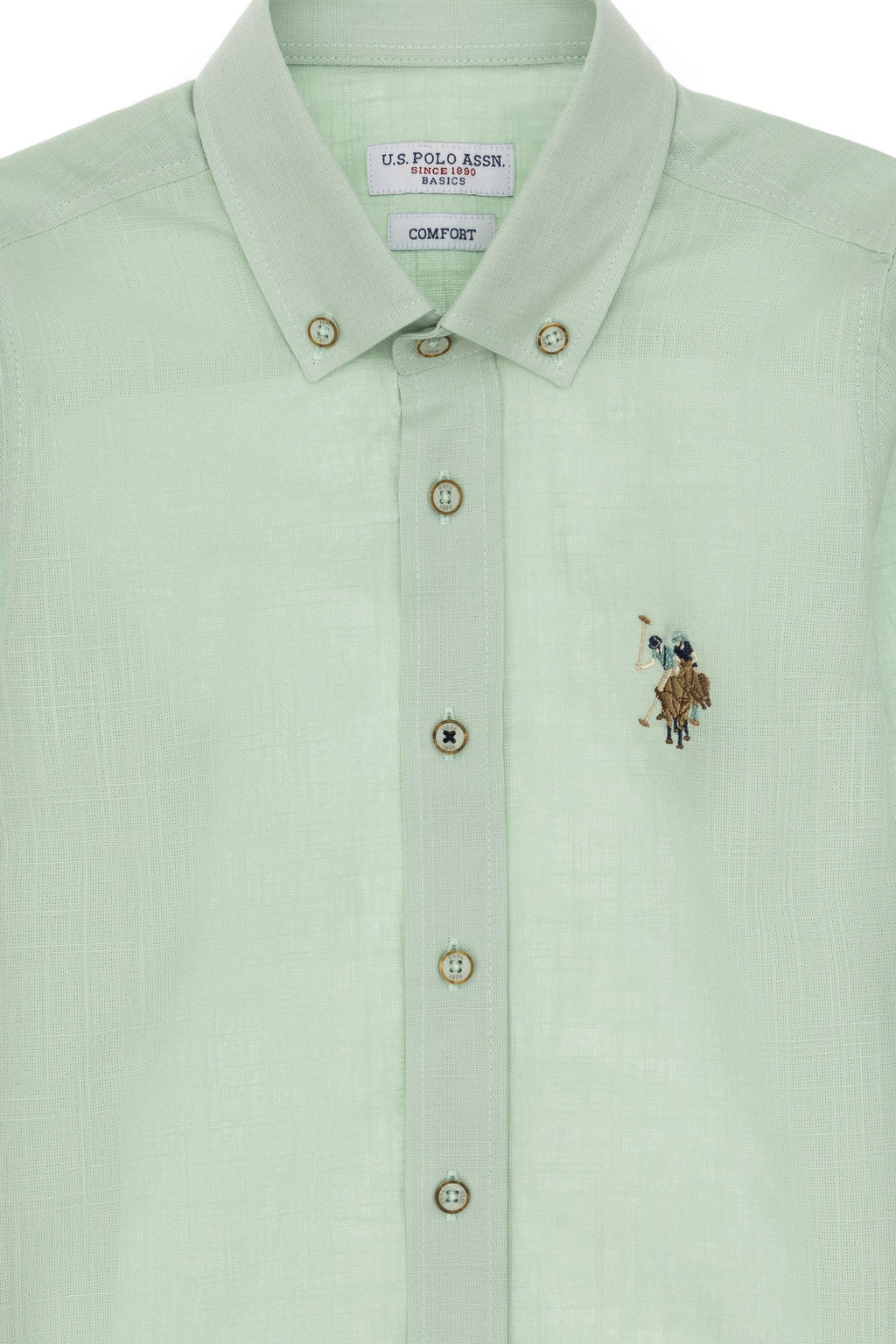 Erkek _ocuk Su Ye_ili Uzun Kollu Basic G_mlek Sepette S_rpriz _ndirim - U.s. polo assn фото 4