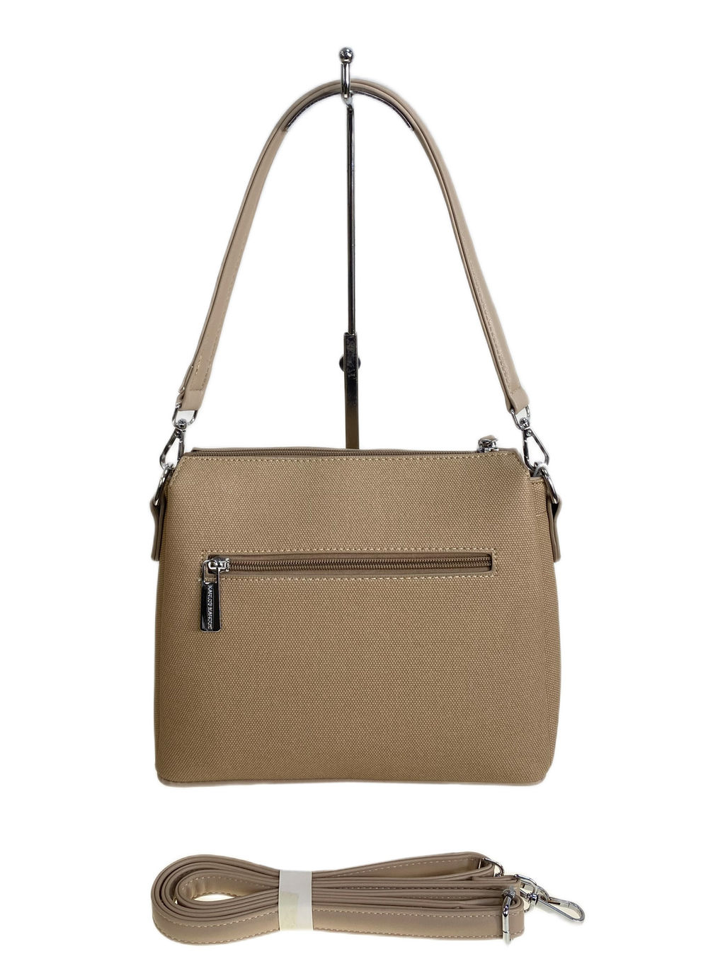 Женская сумка из искусственной кожи, цвет светло коричневый - Greta фото 2