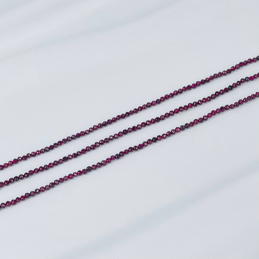 Бусины для украшений из Граната (Альмандин) (110 бусин) 39 см