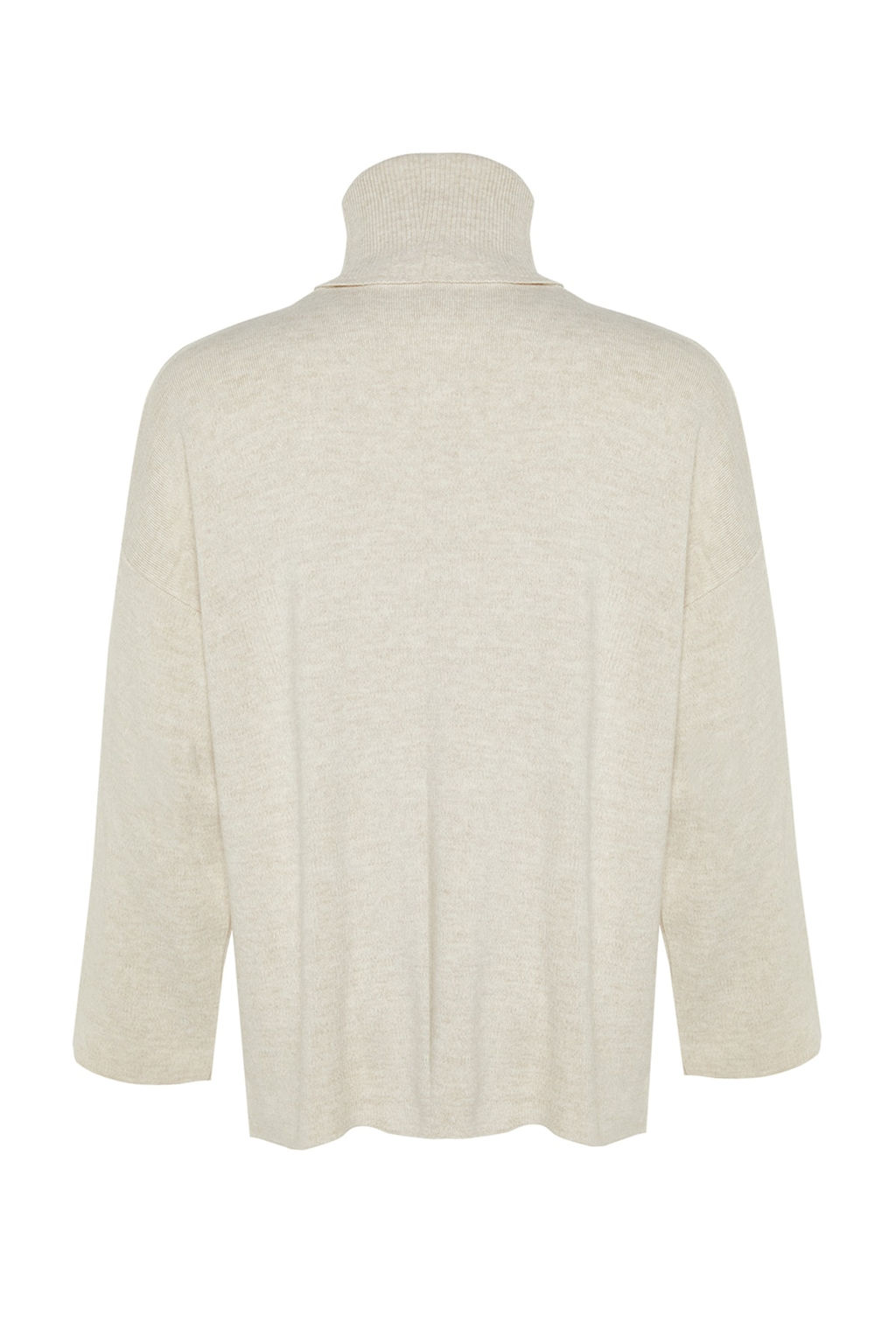 Ekru Genis Kal?p Basic Triko Kazak TWOAW23KZ00206 - Trendyolmilla фото 18