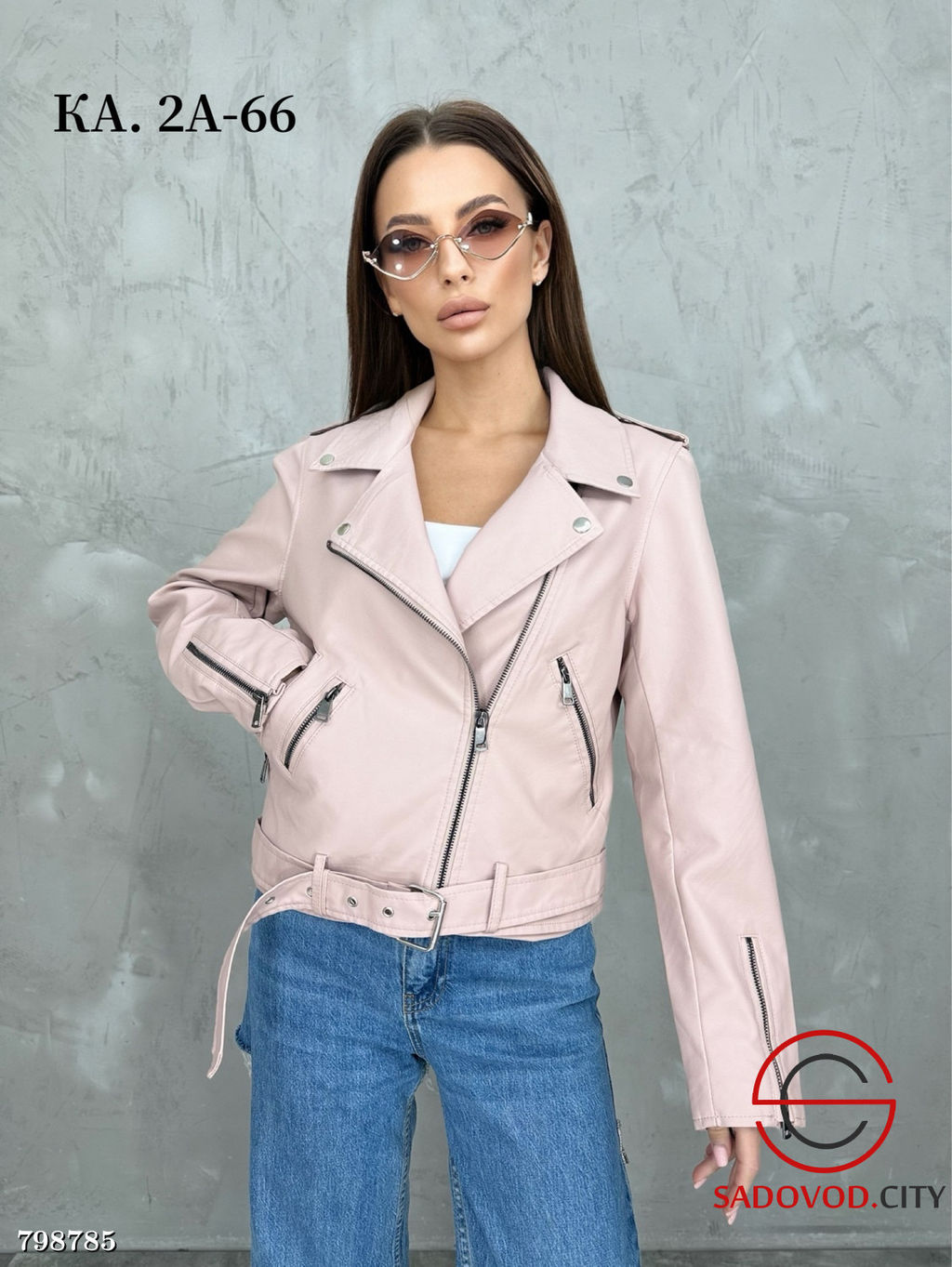 Куртка из эко-кожи с подкладкой - Bruno фото 4