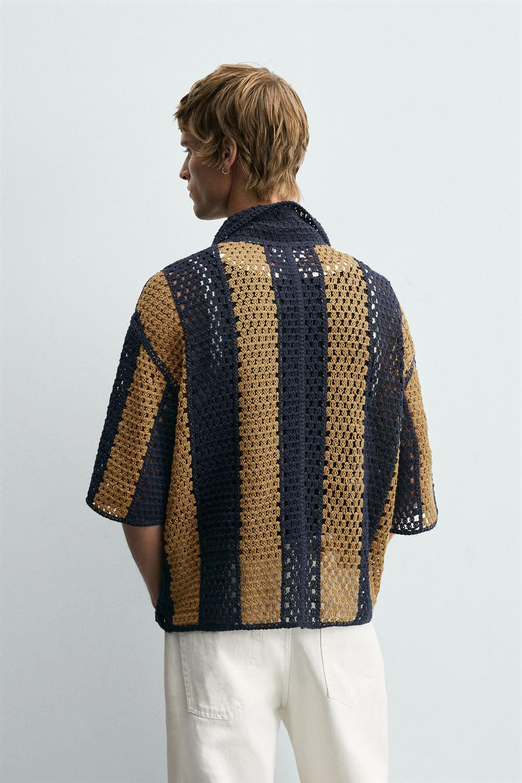 CROCHET PATCH SHIRT - Zara фото 3