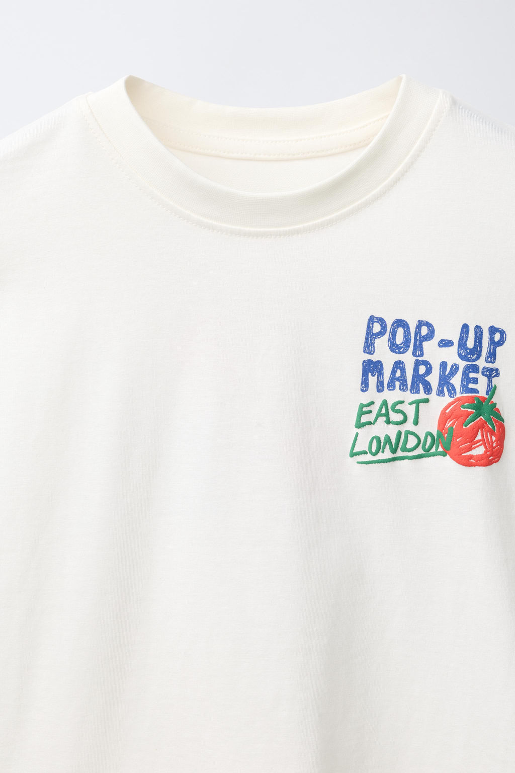CAMISETA ESTAMPADO COMIDA / Blanco - Zara фото 3