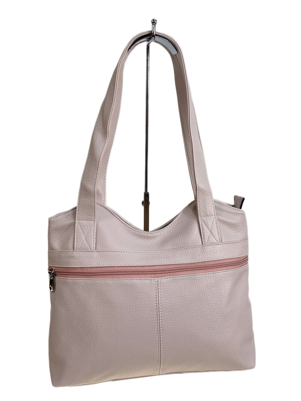 Женская сумка из искусственной кожи, цвет светло розовый