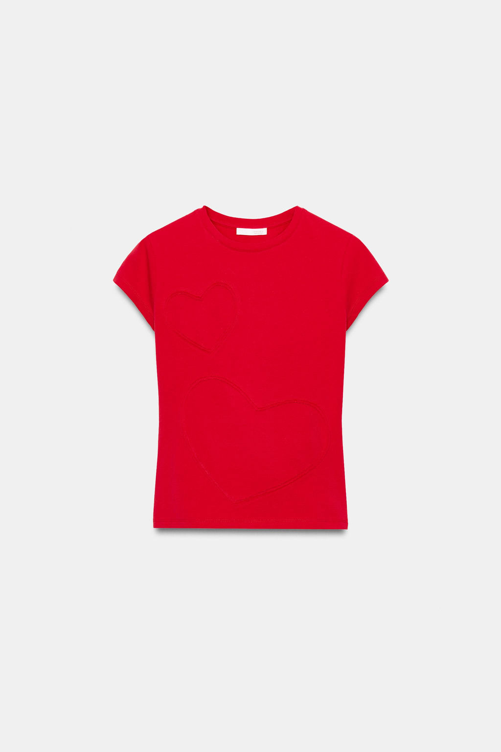 SHORT SLEEVE HEART T-SHIRT - Zara фото 4