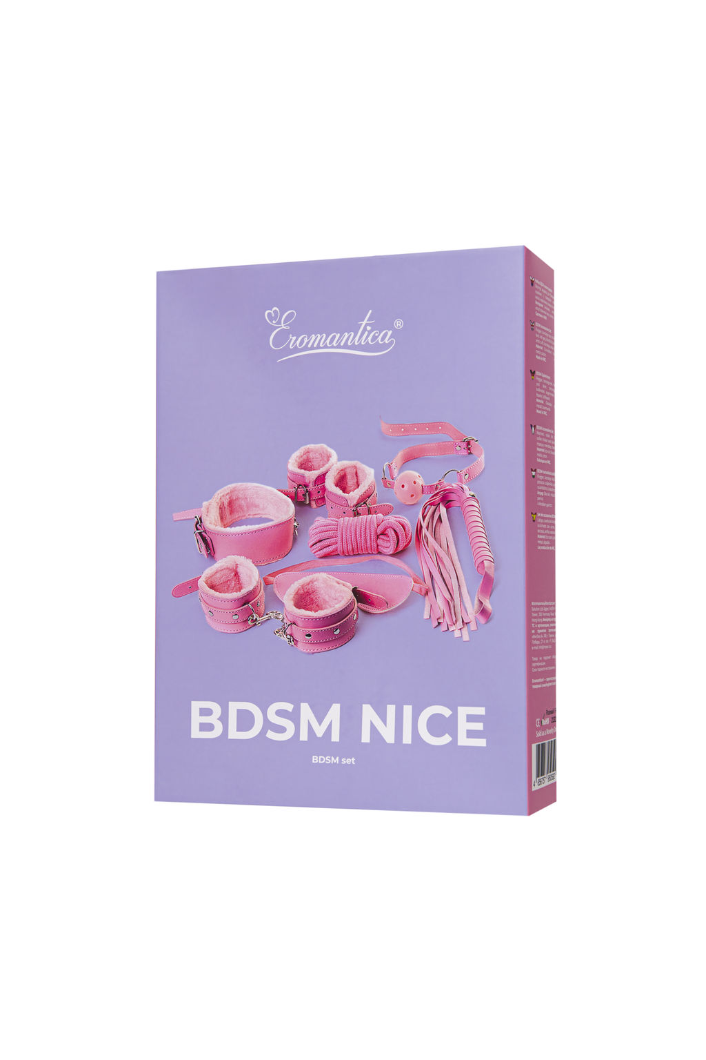 Набор для ролевых игр Eromantica BDSM Nice, розовый  фото 2