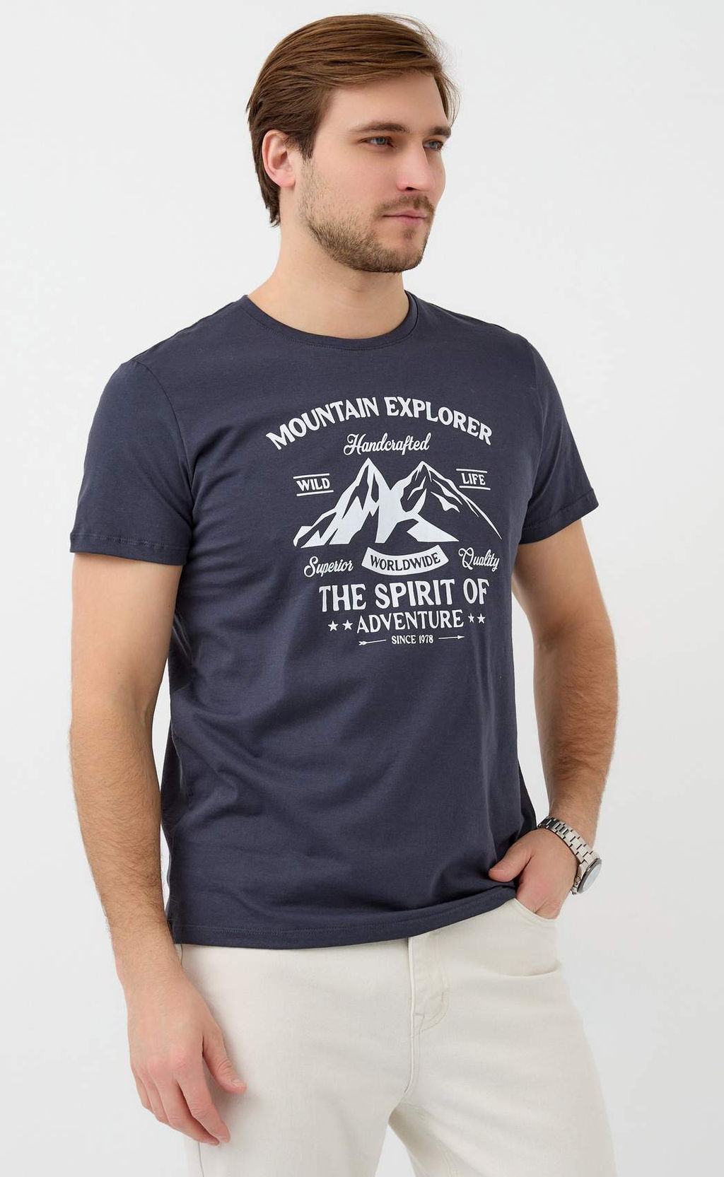 Футболка F511-06-882 d.grey - Fine joyce фото 10