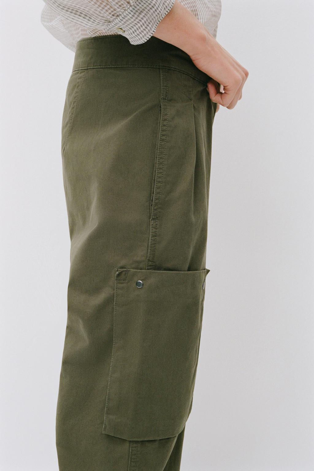 ZW COLLECTION CARGO TROUSERS - Zara фото 4