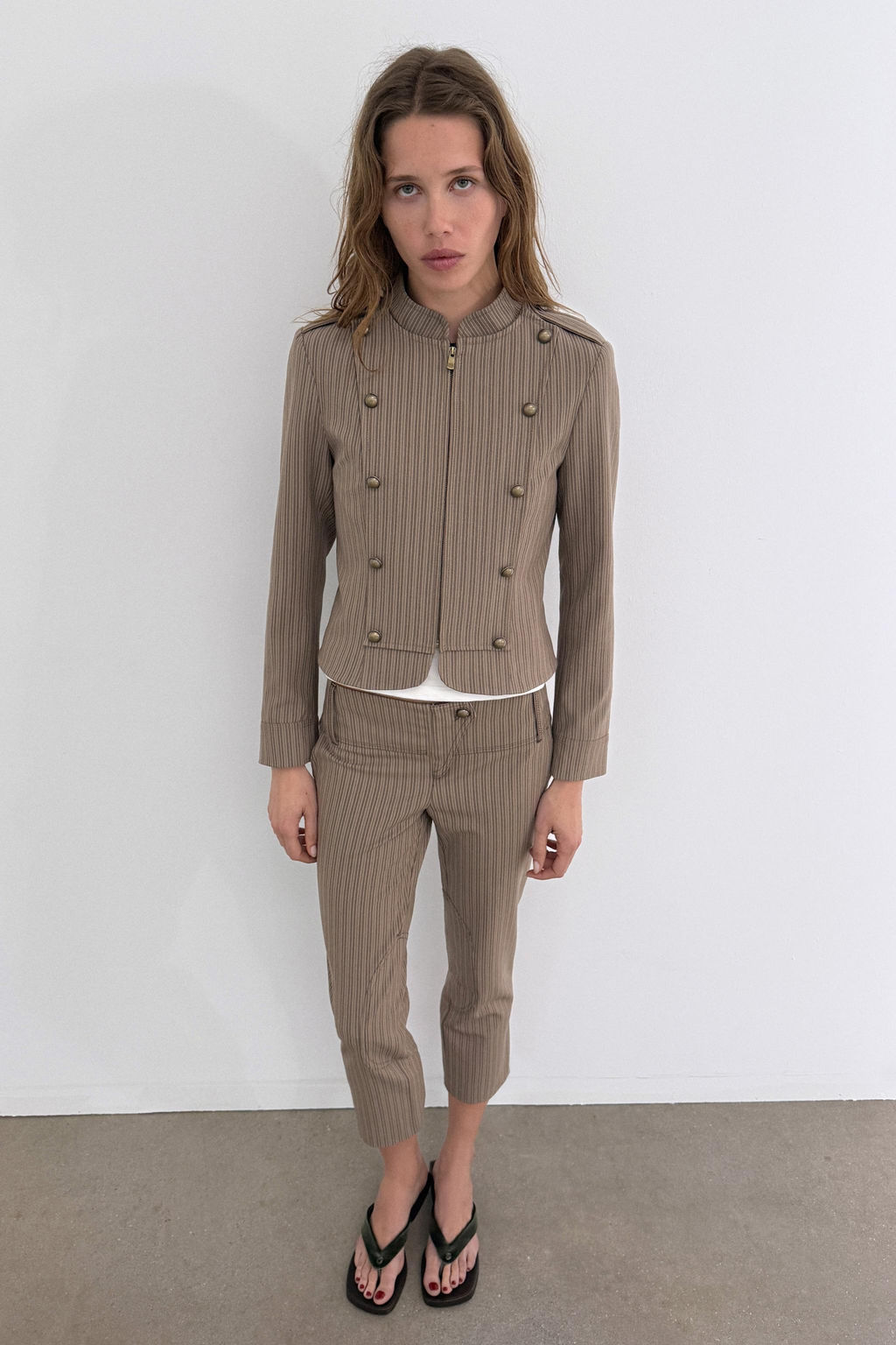 PINSTRIPED CAPRIS - Zara фото 16