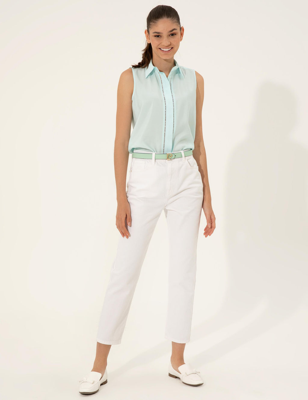 Mavi Regular Fit Kolsuz Bluz - Pierre cardin фото 3