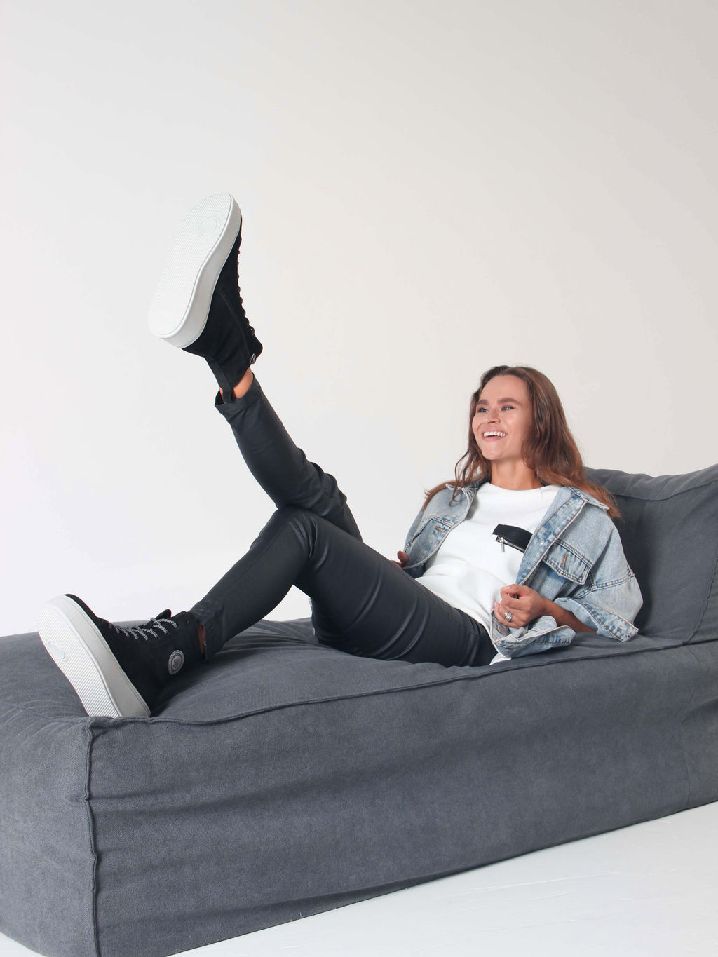 Ботинки 215.ALTAgr. Черный замша/Шерсть