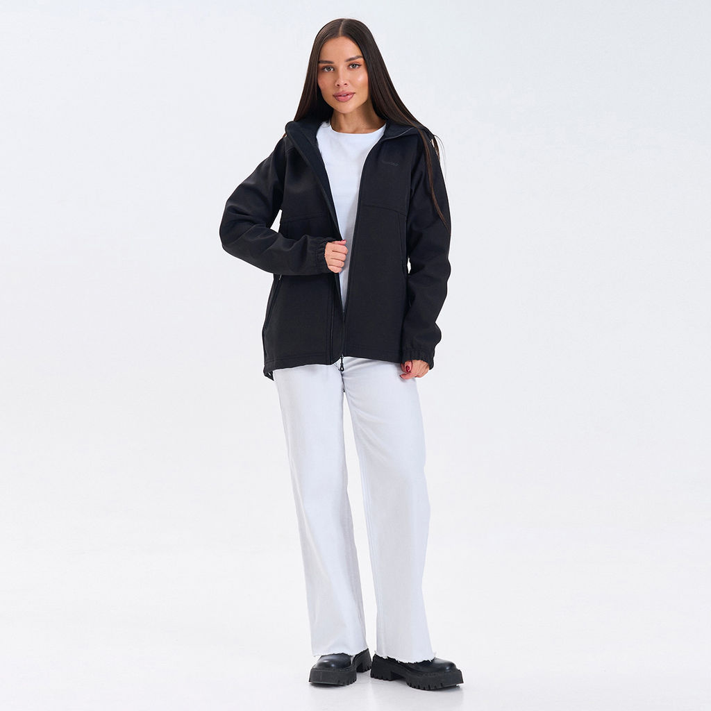 RODOS Ветровка softshell женская демисезон М-312 чёрный