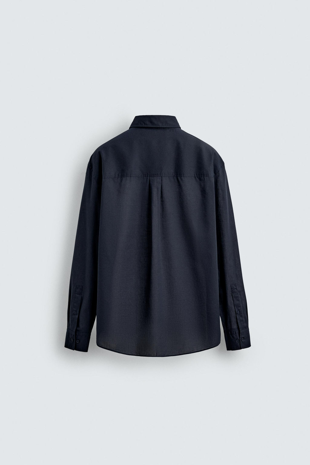 CAMISA VOILE ALGOD?N / Marino oscuro - Zara фото 8