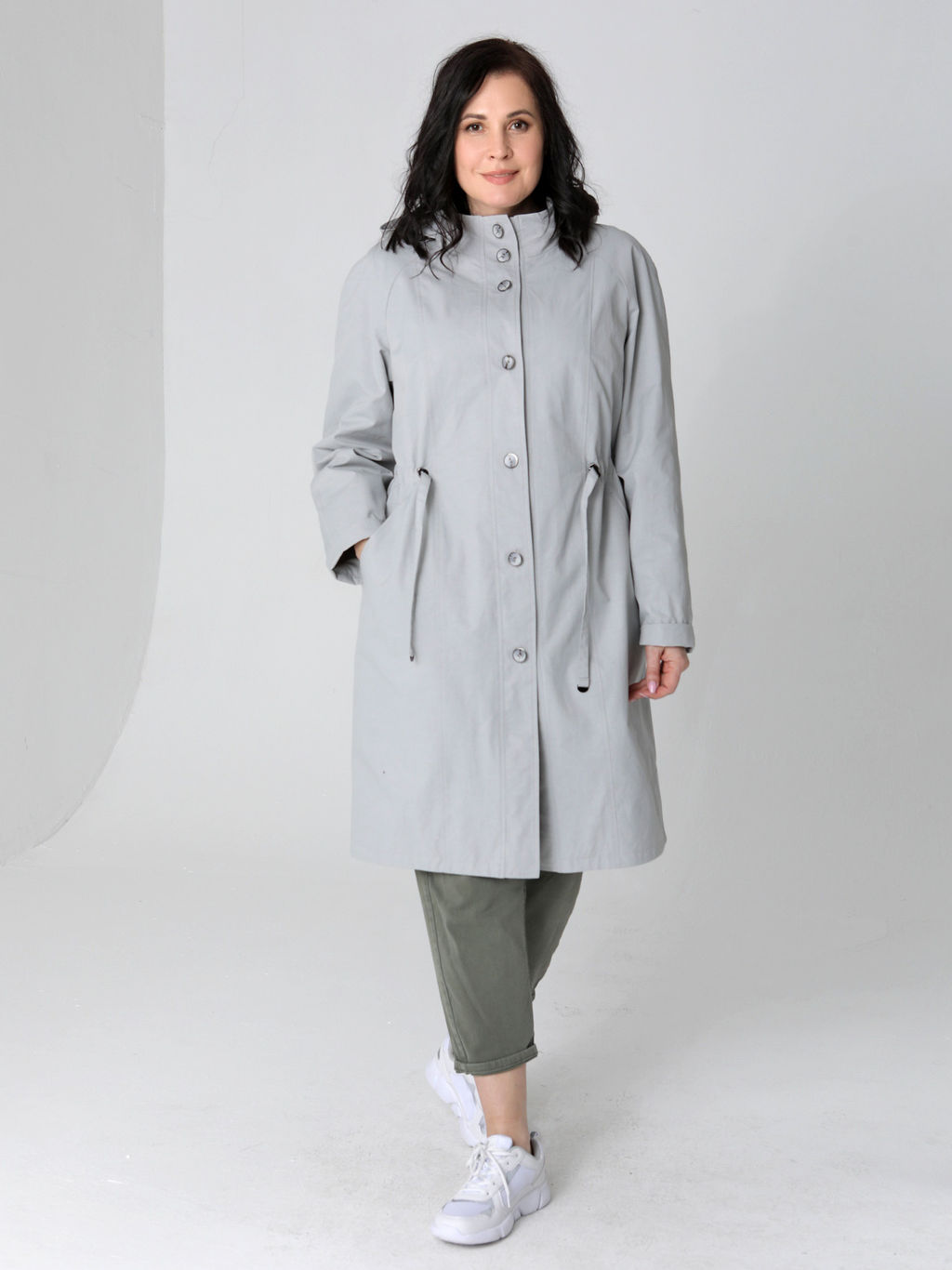 25137 Плащ св.серый