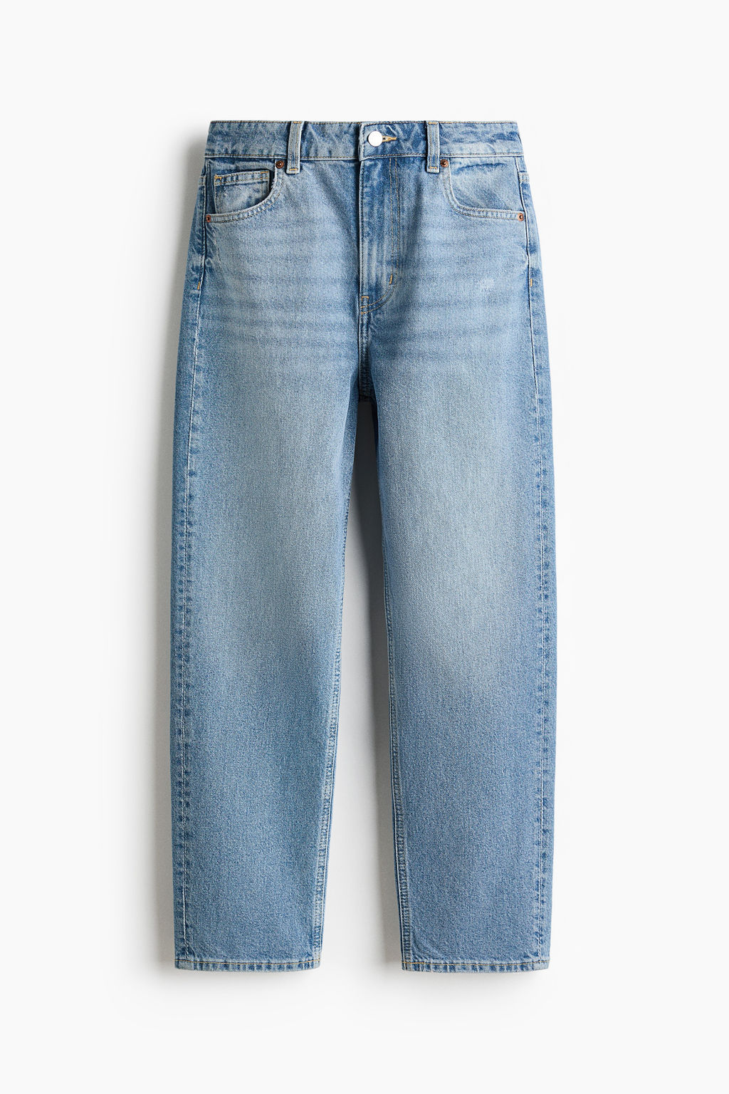 Mom Slim Fit High Waist Ankle Jeans - H&m фото 4