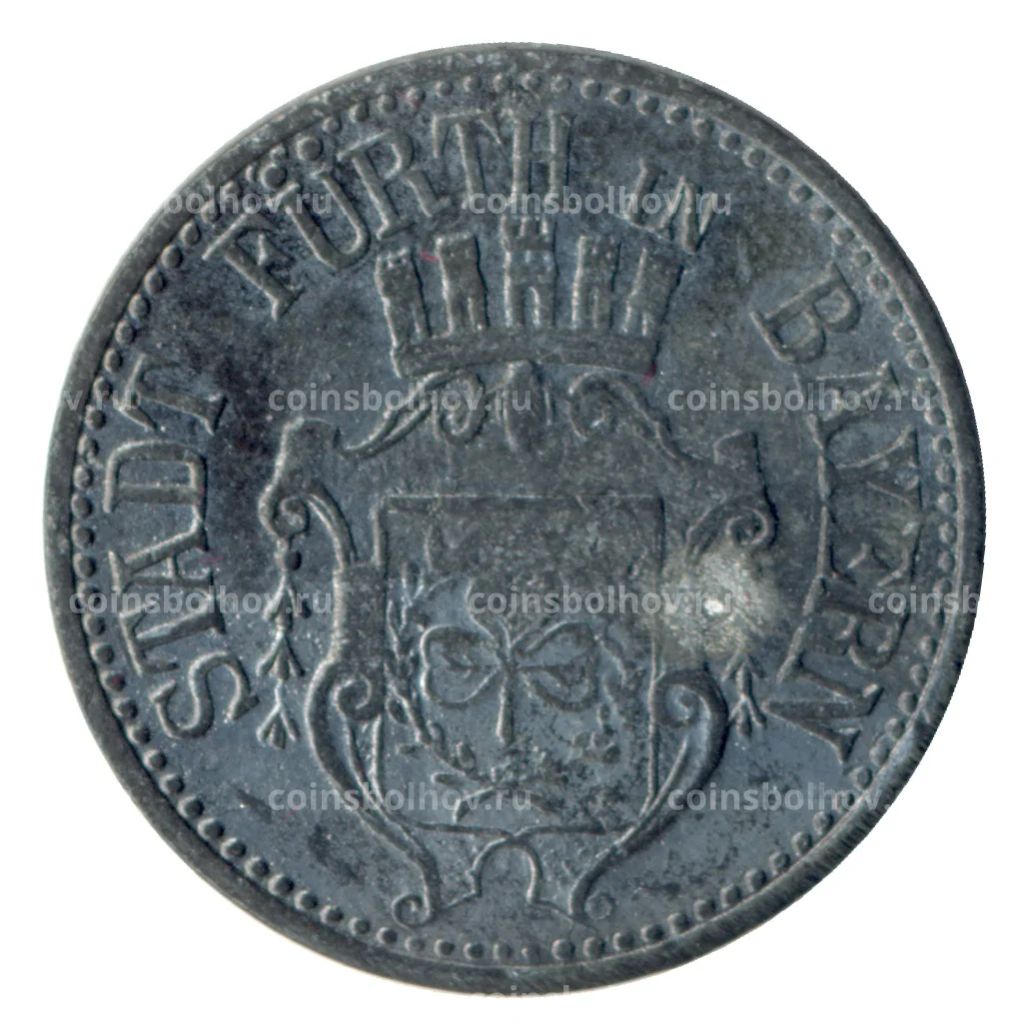 10 пфеннигов 1917 года Германия  Нотгельд (Фюрт)