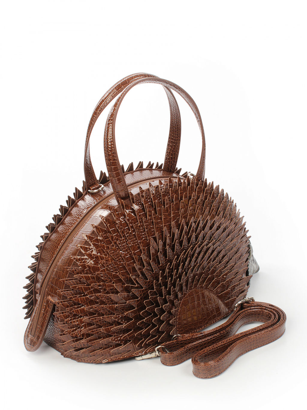 LACCOMA сумка ИГР25118-ежик-коричневый эко кожа хлопок  фото 2