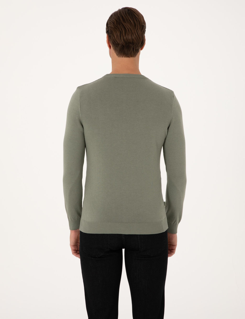 Ada _ay_ Slim Fit Bisiklet Yaka Basic Triko Kazak - Pierre cardin фото 5